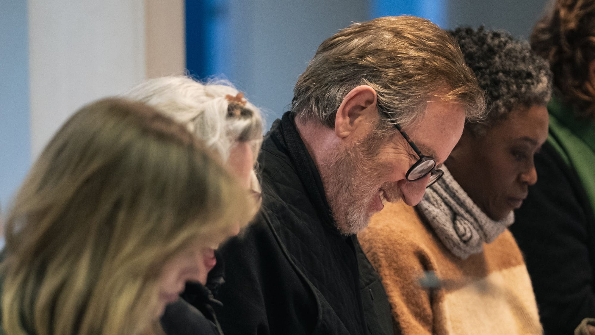 Michael Smiley and Andi Osho at the 'Blue Lights' Season 4 Table Read