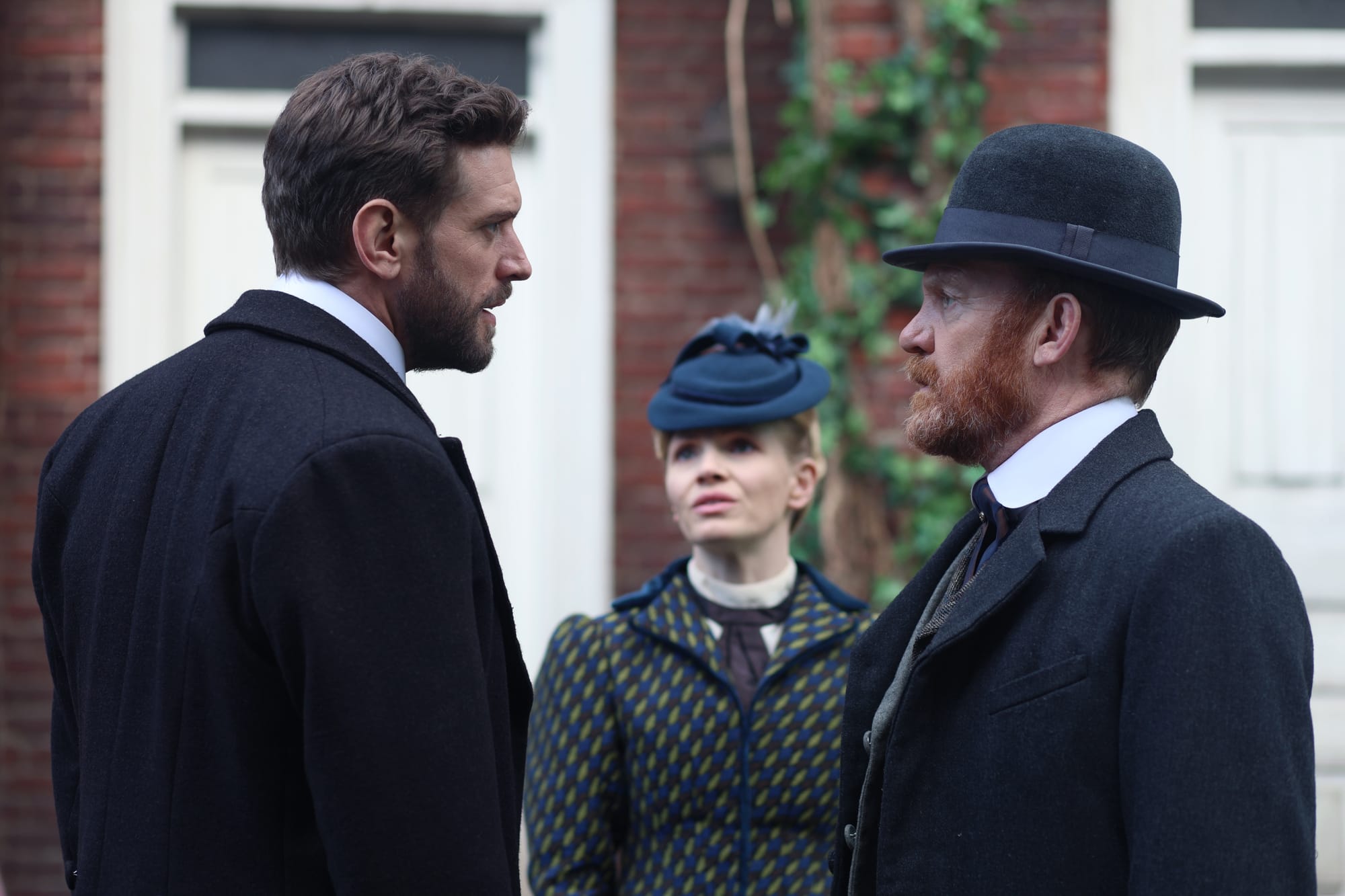 Tom Durant Pritchard, Kate Phillips and Tim Chipping IN "Miss Scarlet" Season 6.