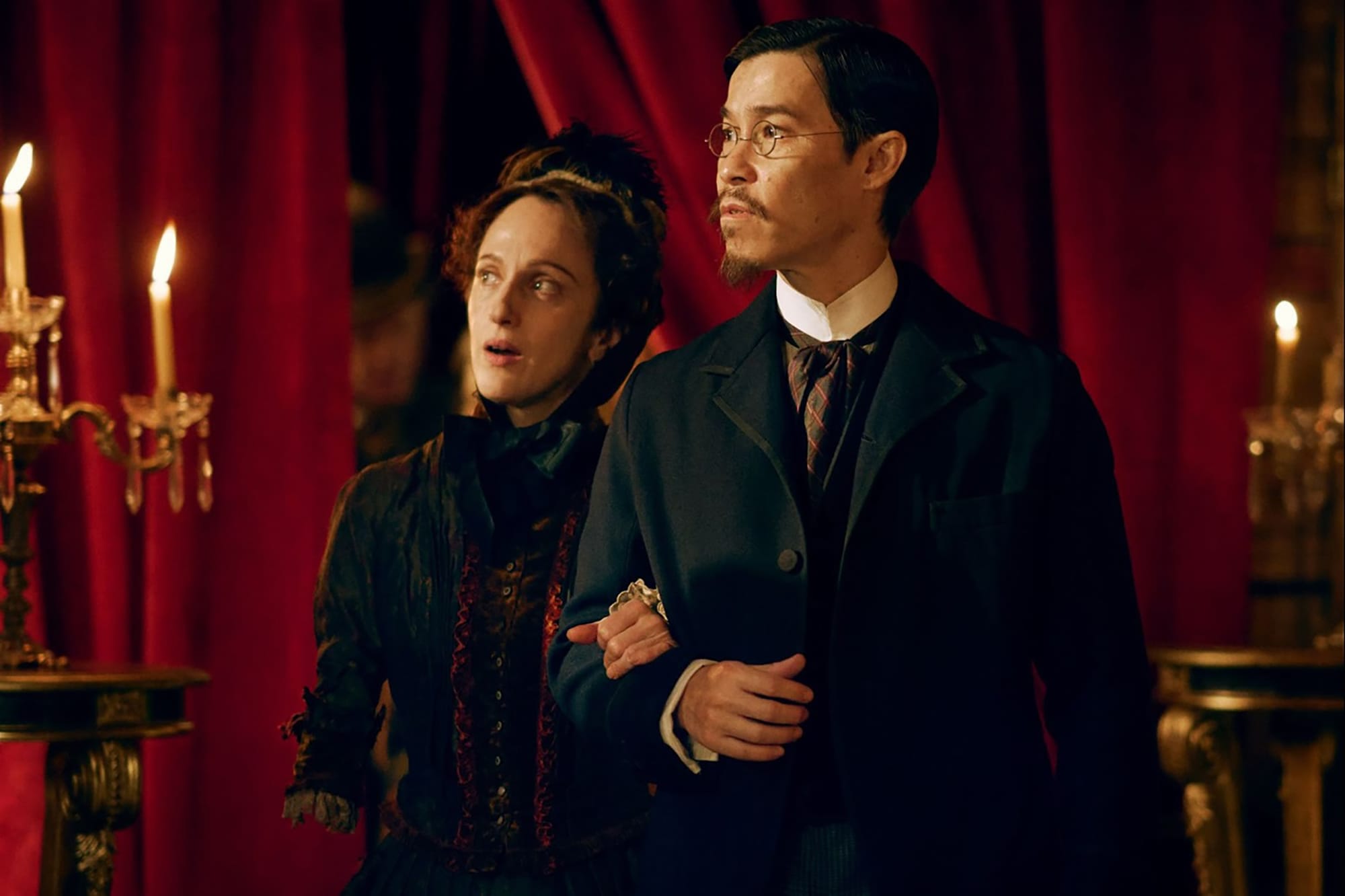 Ella Lily Hyland as Marianne Goodson and Jason Tobin as Mr. Lao in 'A Thousand Blows' Season 2