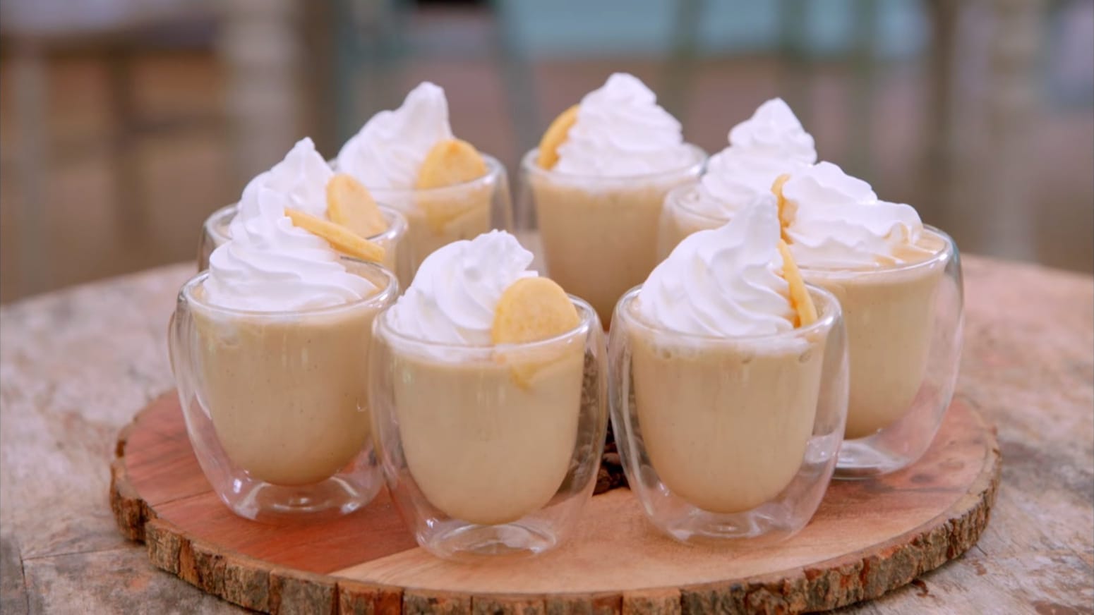 Janusz's Morning Vanilla Latte Floating Islands Signature for The Great British Baking Show's Custard Week
