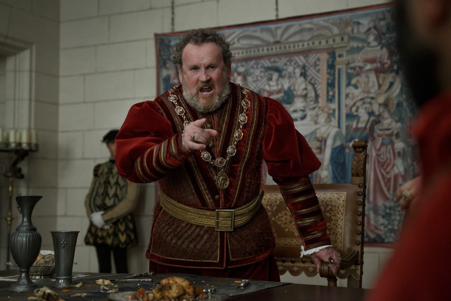 King Francis (Colm Meaney) has not mellowed with age.