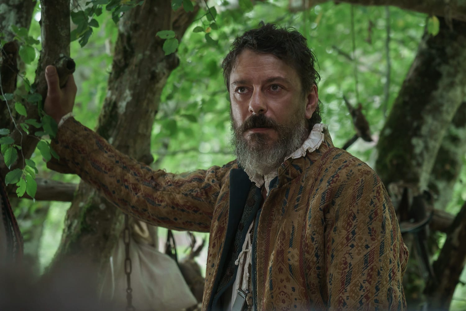 Ruggieri (Enzo Cilenti), Catherine's magician, in 'The Serpent Queen'