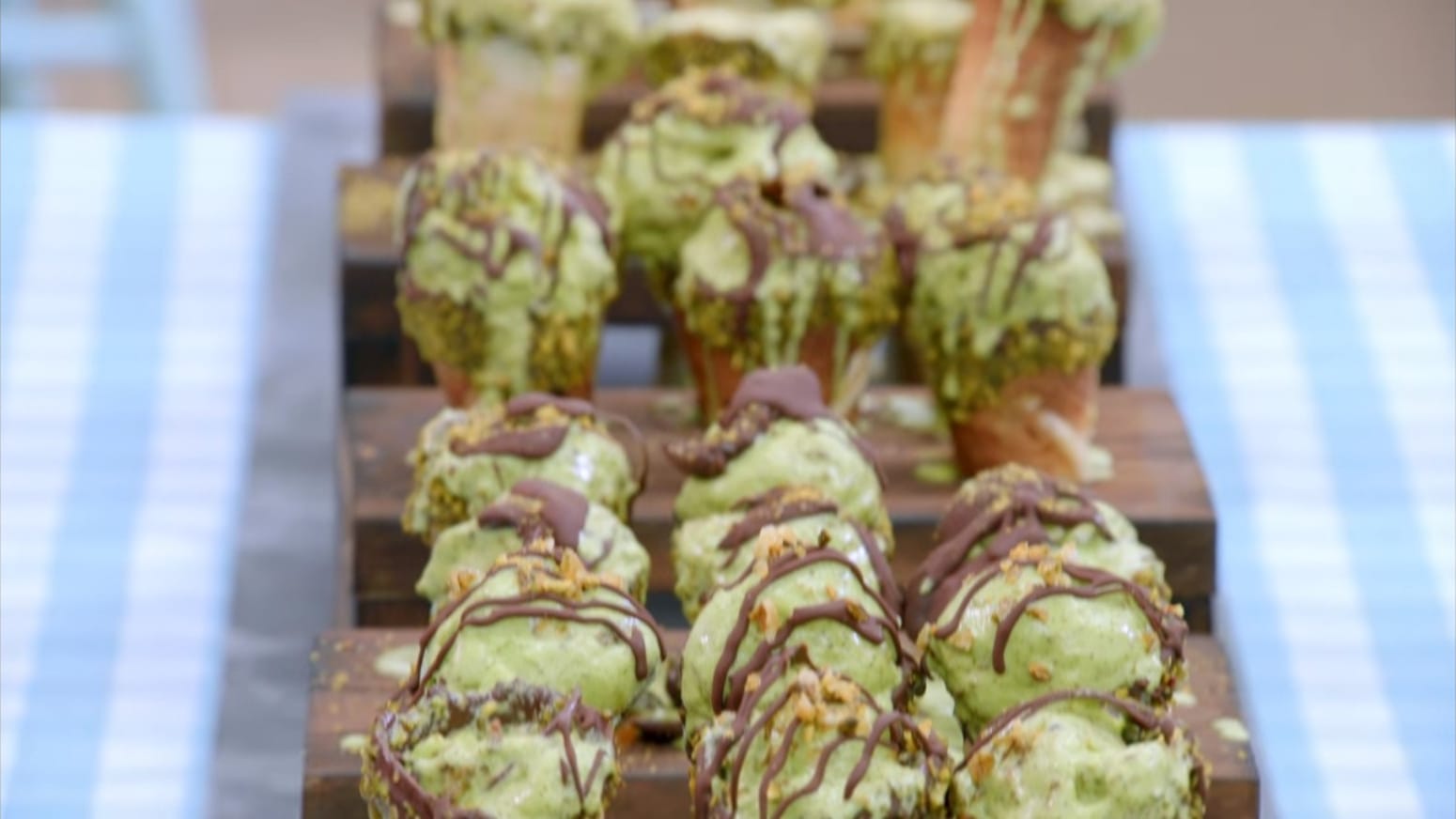 The Great British Baking Show Collection 10 Custard Week's Ice Cream Technical.