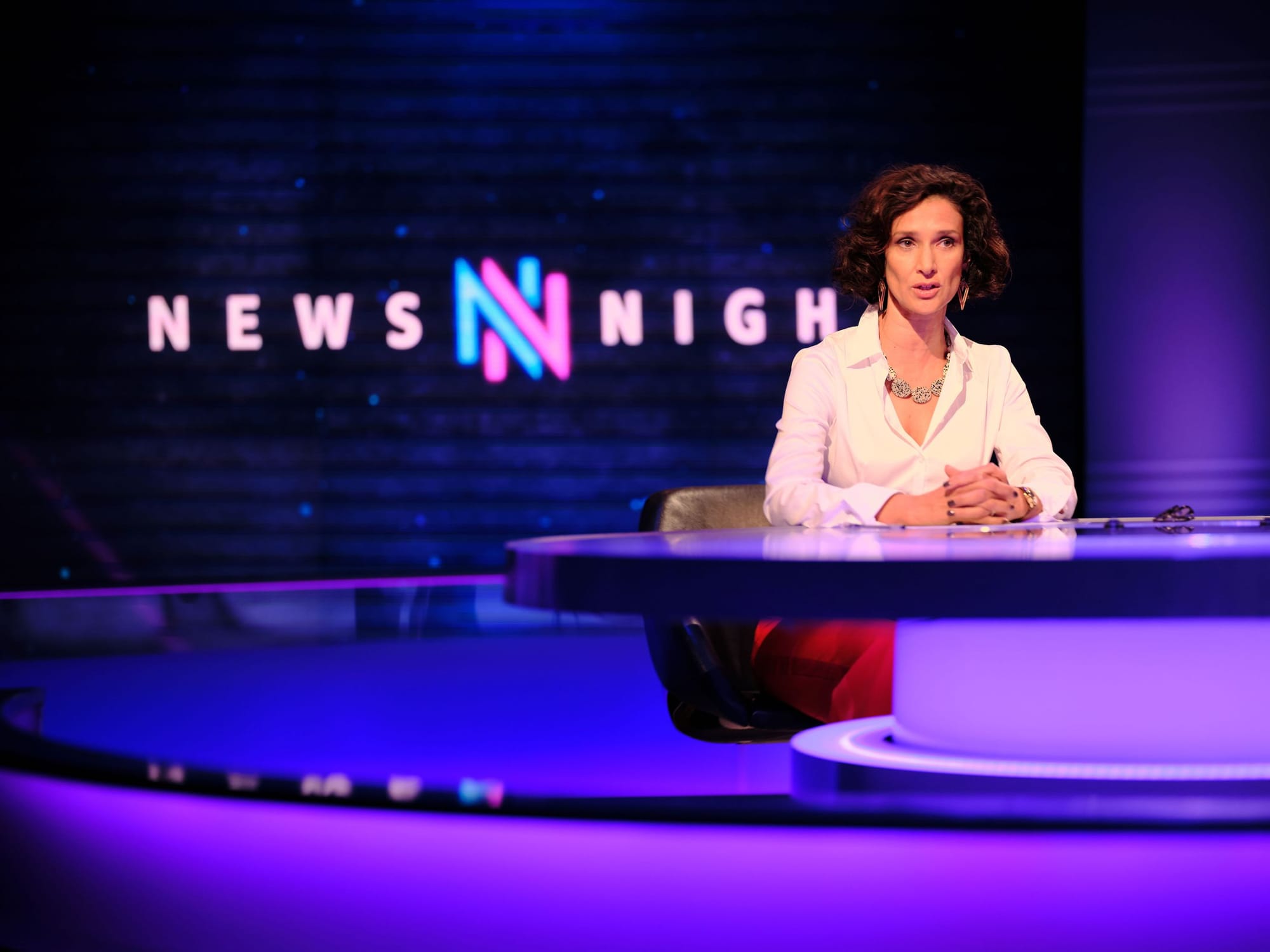 Indira Varma as Khadija Khan in 'The Capture'