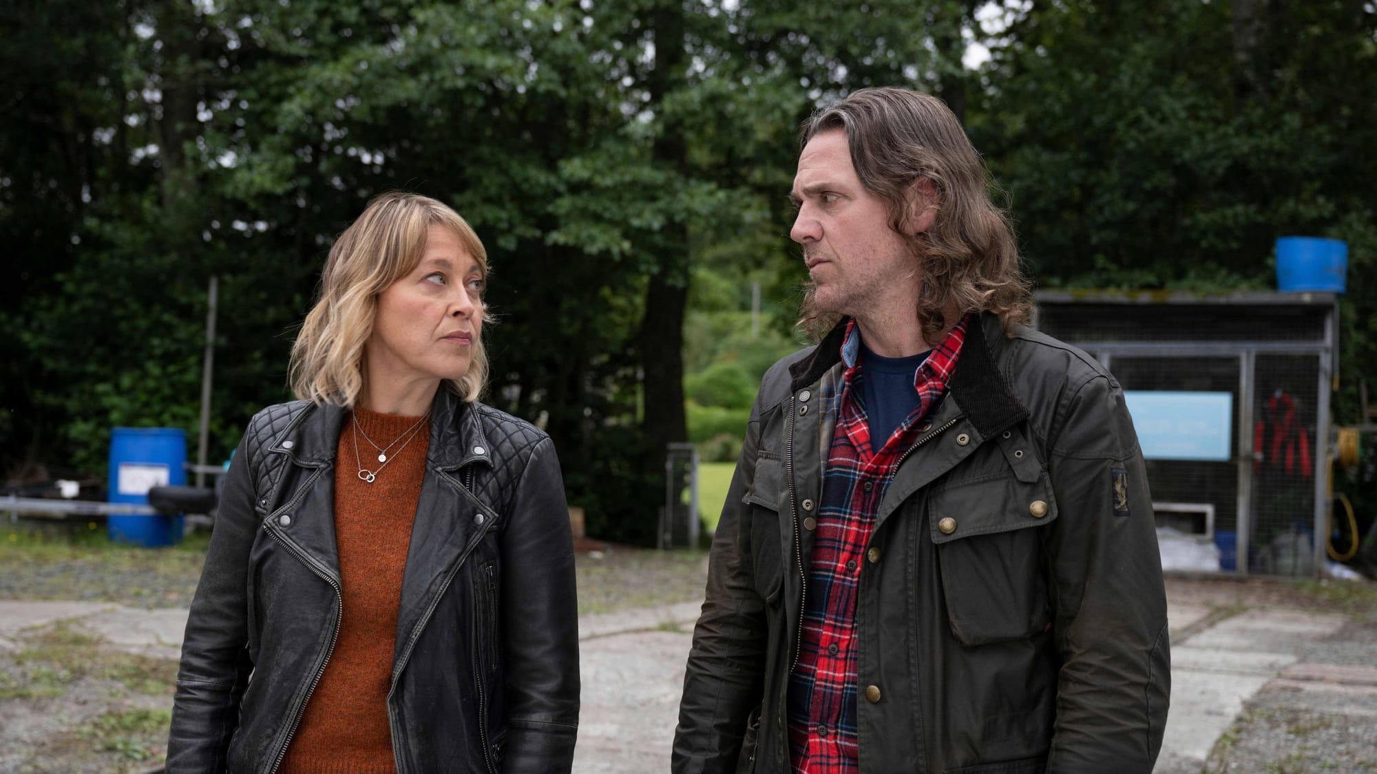 Nicola Walker as Annika Strandhed and Jamie Sives as DS Michael McAndrews in 'Annika'&nbsp;