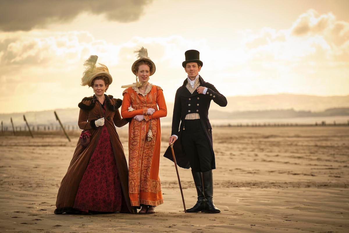 Emma Fielding, Alice Orr-Ewing, and Edward Davis in "Sanditon" Season 3 