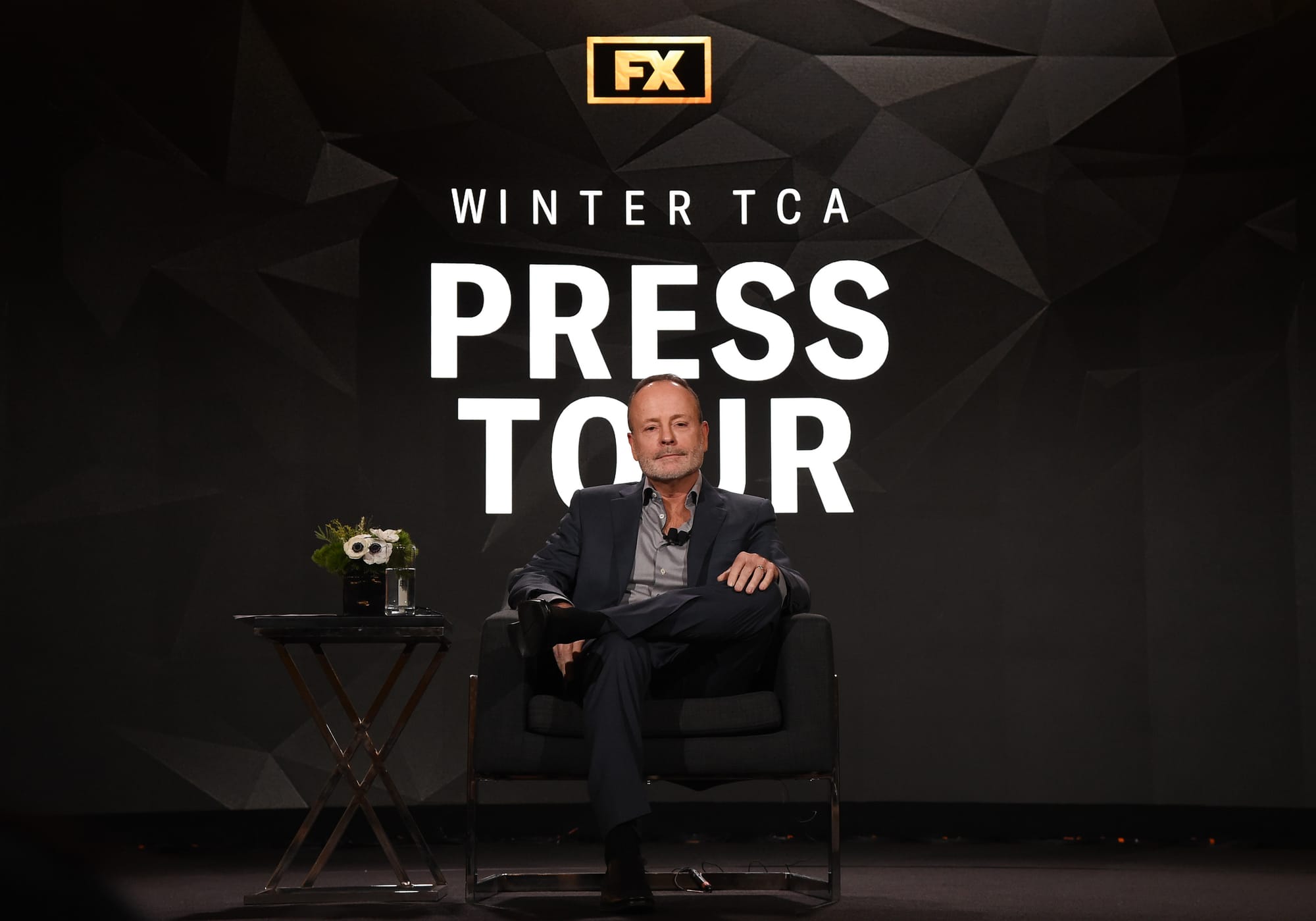 John Landgraf, Chairman, FX Content &amp; FX Productions, at the FX Networks Winter TCA 2023 Press Tour at the Langham Huntington Hotel in Pasadena, California, on January 12, 2023.