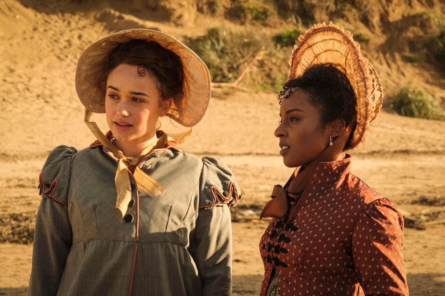  Rose Williams and Crystal Clarke in "Sanditon" Season 3