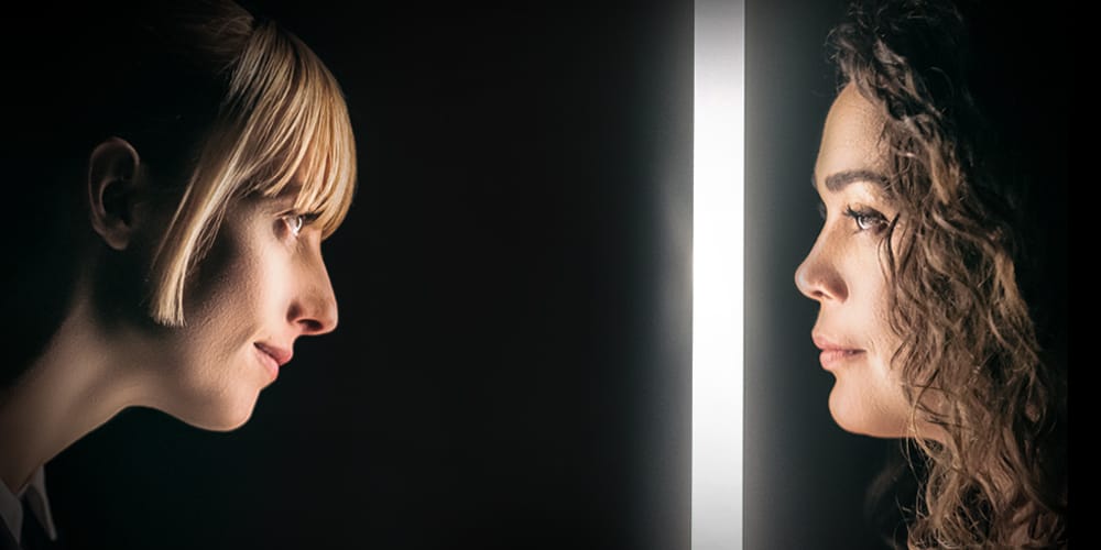 Sara Mortensen as Astrid Nielsen and Lola Dewaere as Raphaëlle Coste in 'Astrid' Season 2