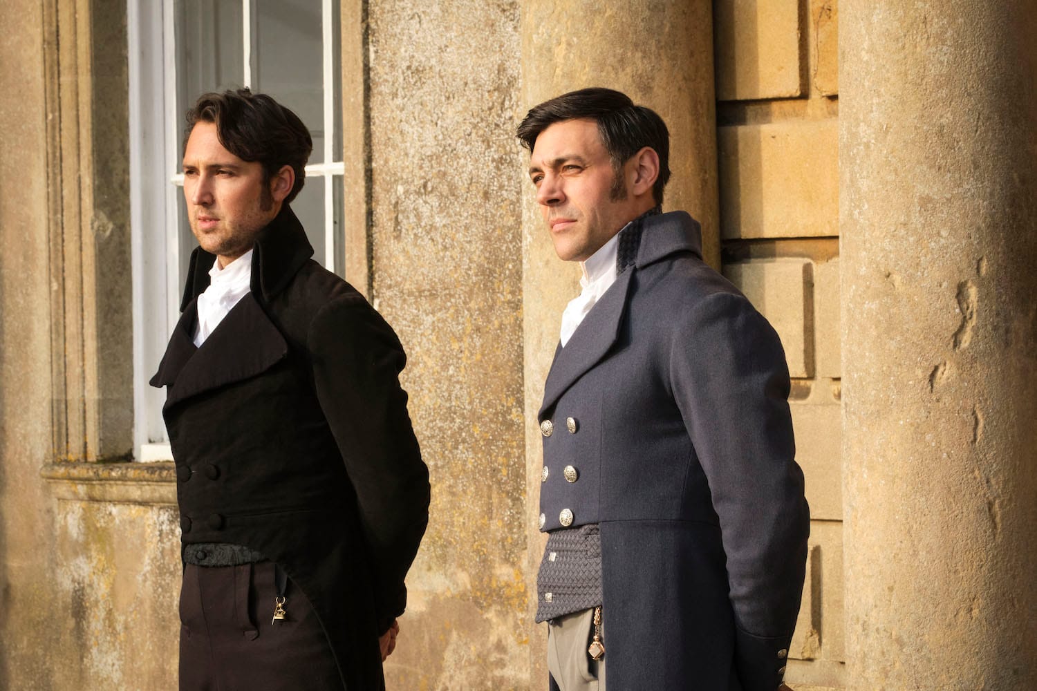 Ben Lloyd-Hughes and Liam Garrigan in 'Sanditon' Season 3