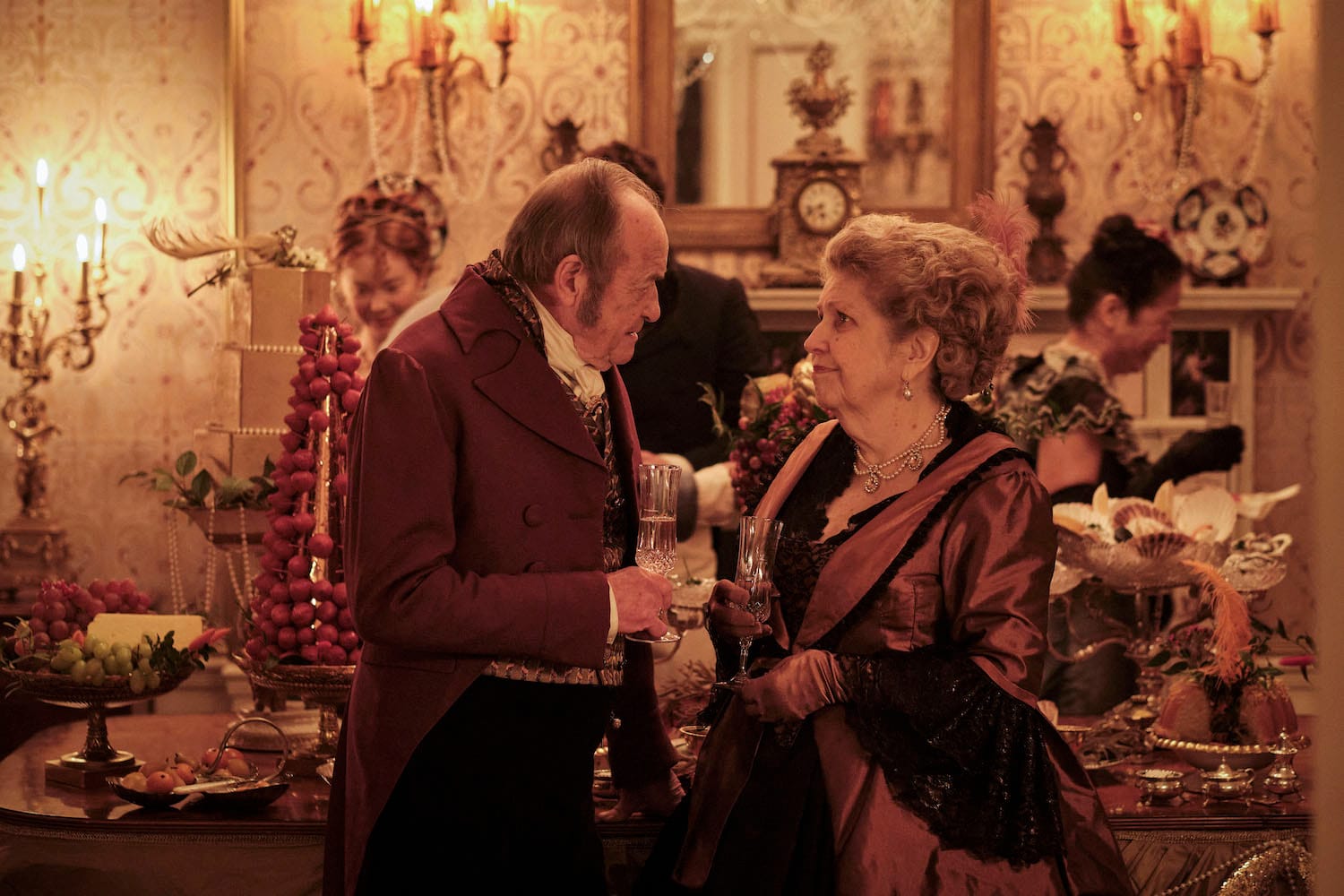 Anne Reid and James Bolam in "Sanditon" Season 3