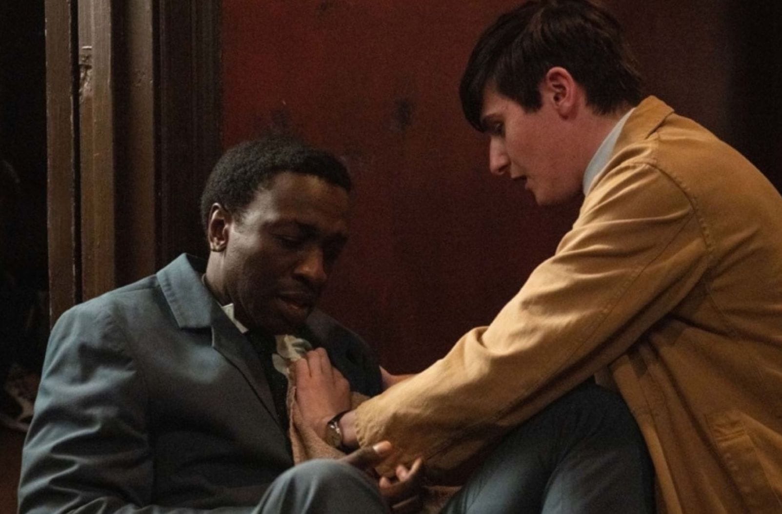 Cyril Robinson (Zephryn Tate) and Tim McGann (Max Macmillan).