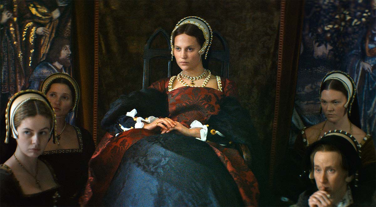 Alicia Vikander as Catherine Parr in "Firebrand"
