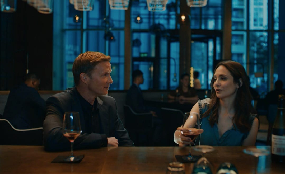 &nbsp;Fi (Tuppence Middleton) and Toby (Rupert Penry-Jones).