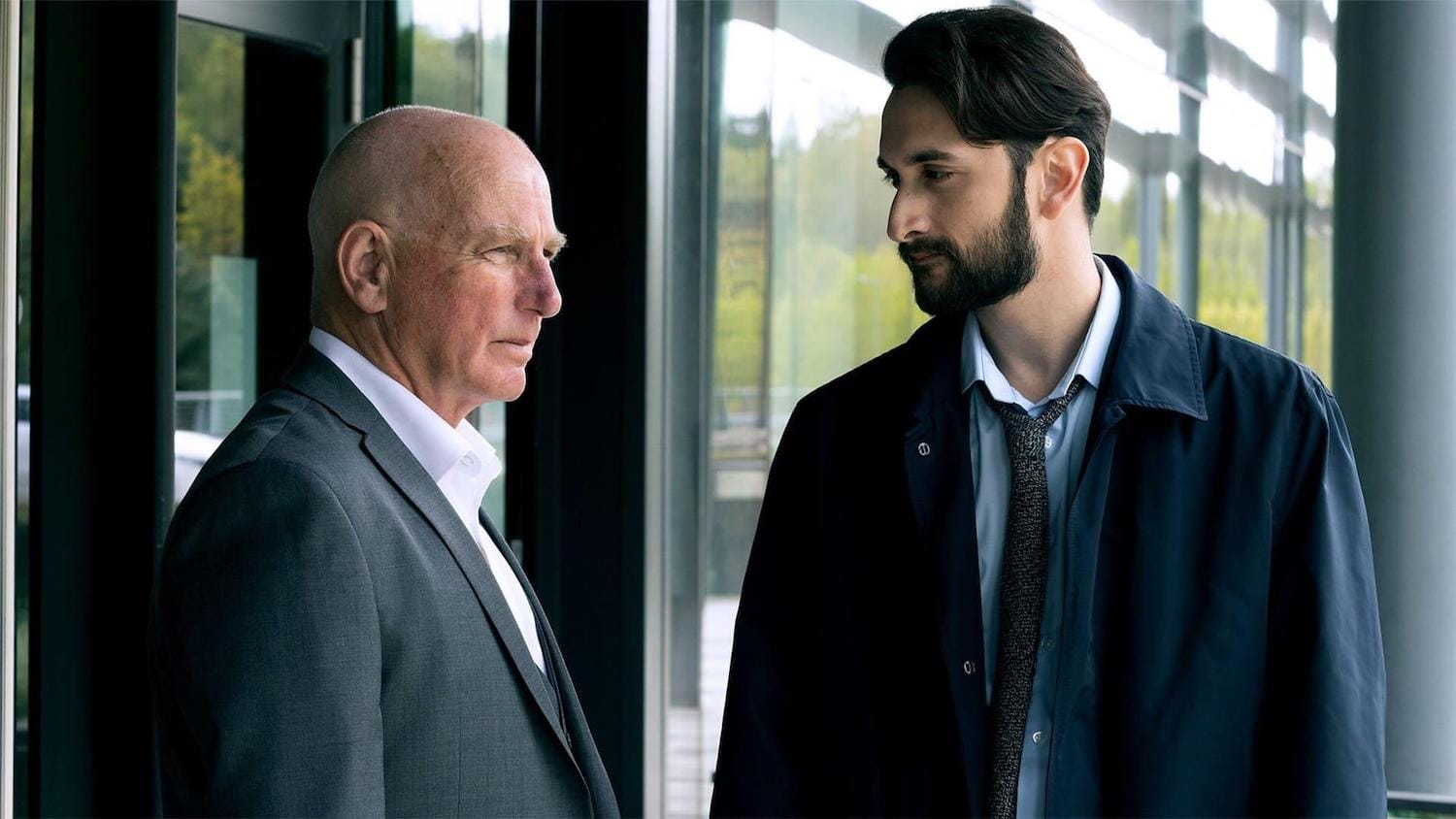 Shay Coburn (Gary Lewis) and DI Jay Mallick (Bhav Doshi).