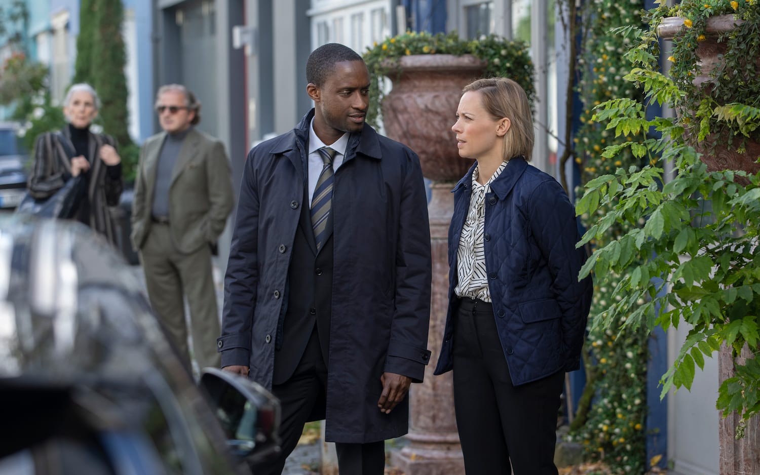 &nbsp;DC Jess Lombard (Lucy Phelps) and DC Connor Pollock (Peter Bankolé).