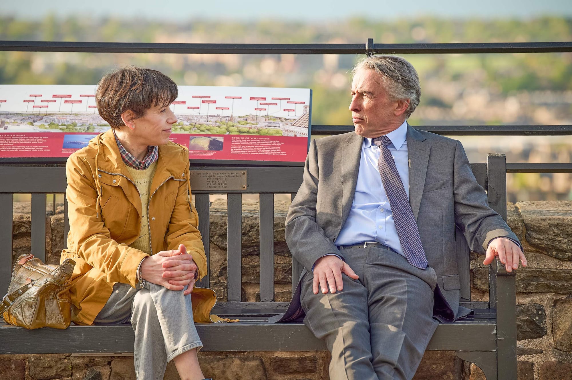 Sally Hawkins and Steve Coogan in "The Lost King"