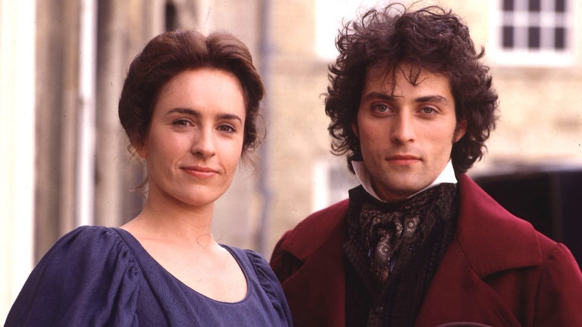 Dorothea Brooke (Juliet Aubrey) and Will Ladislaw (Rufus Sewell).