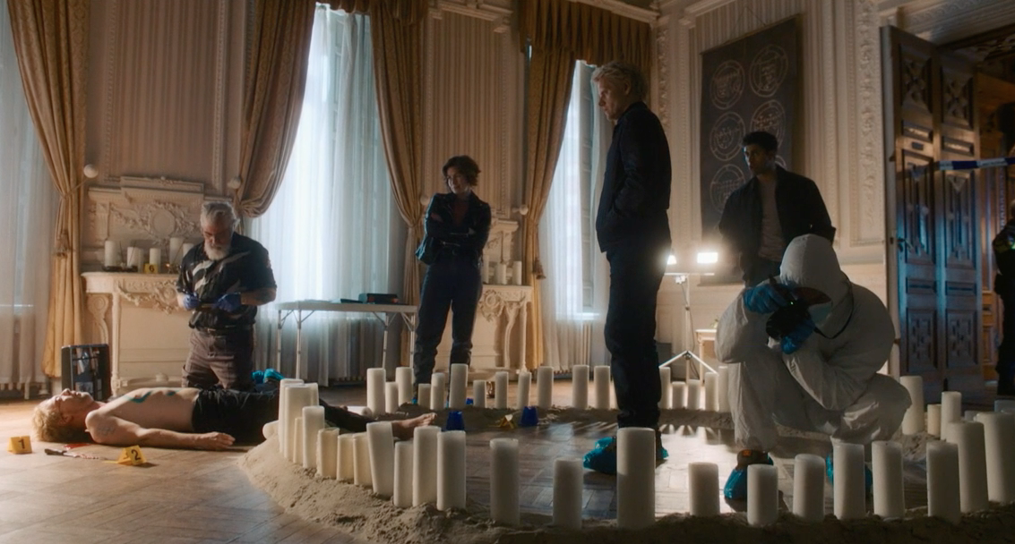 Hendrik Davie (Darrell D’Silva),&nbsp;Van der Valk (Marc Warren), Lucienne Hassell (Mamie McCoy), and Eddie Suleman (Azan Ahmed)&nbsp;investigate the murder of Nik Delacorte (Joris Smit).&nbsp;