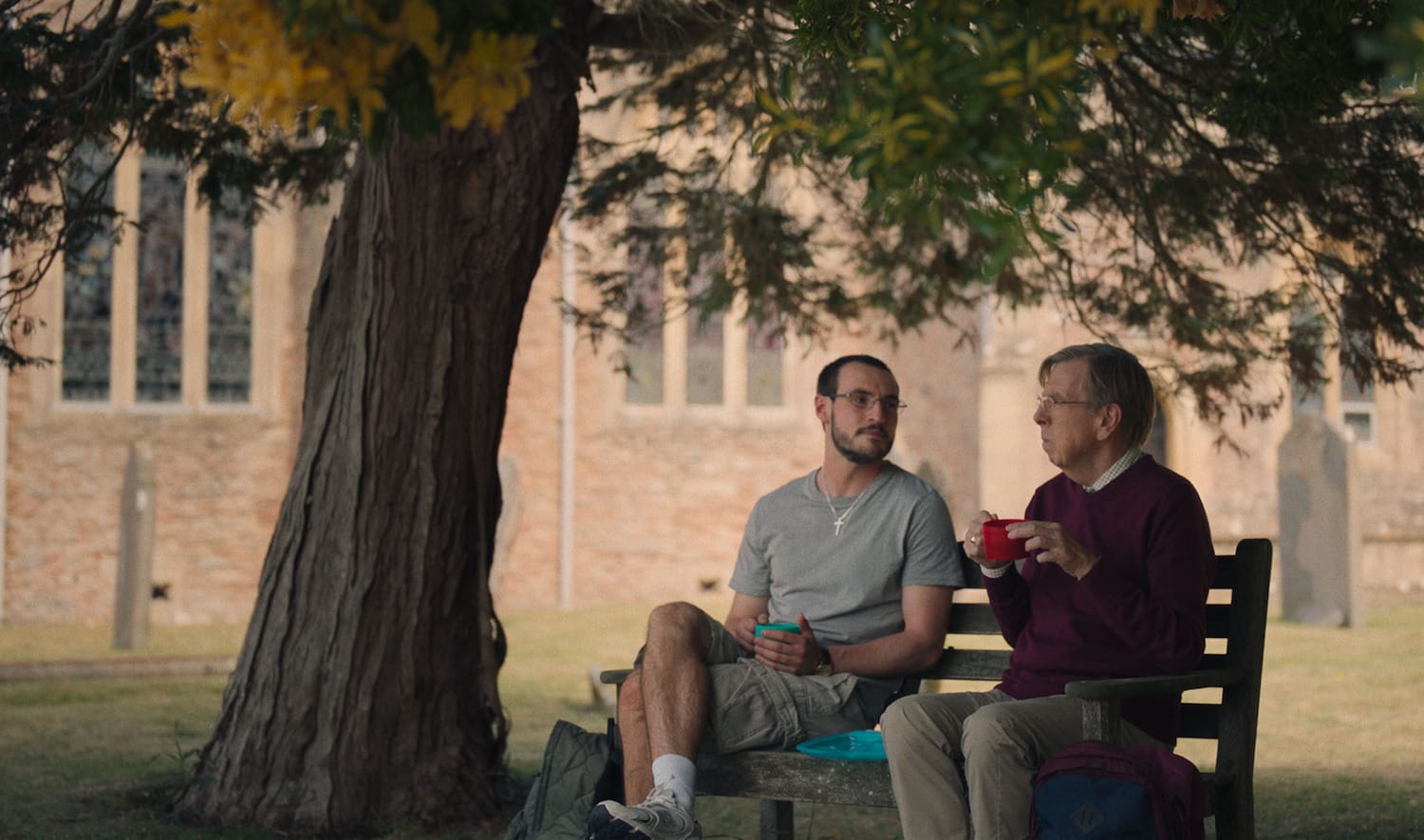 Éanna Hardwicke and Timothy Spall in "The Sixth Commandment"