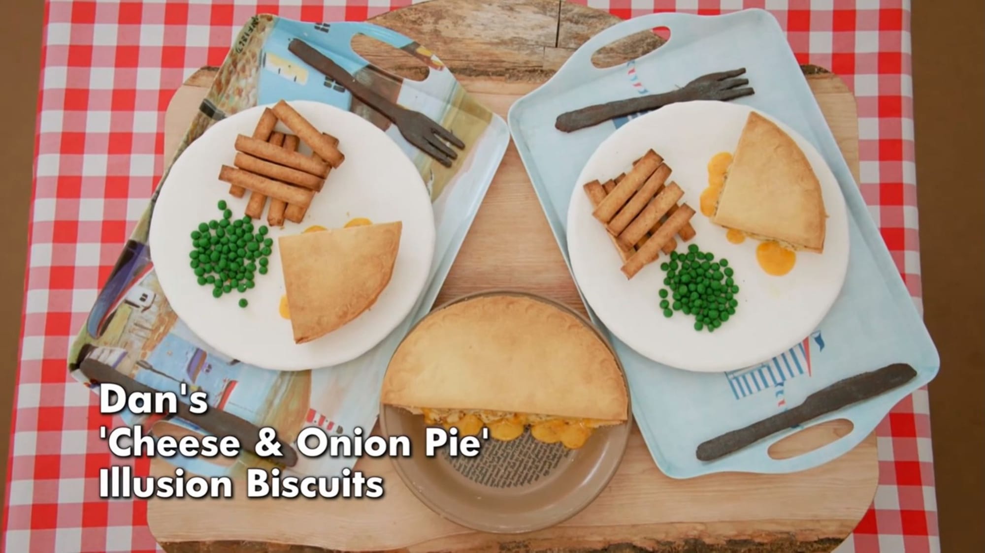 Dan’s Cheese &amp; Onion Pie Illusion Biscuit Showstopper from 'The Great British Baking Show' Season 14's Biscuit Week