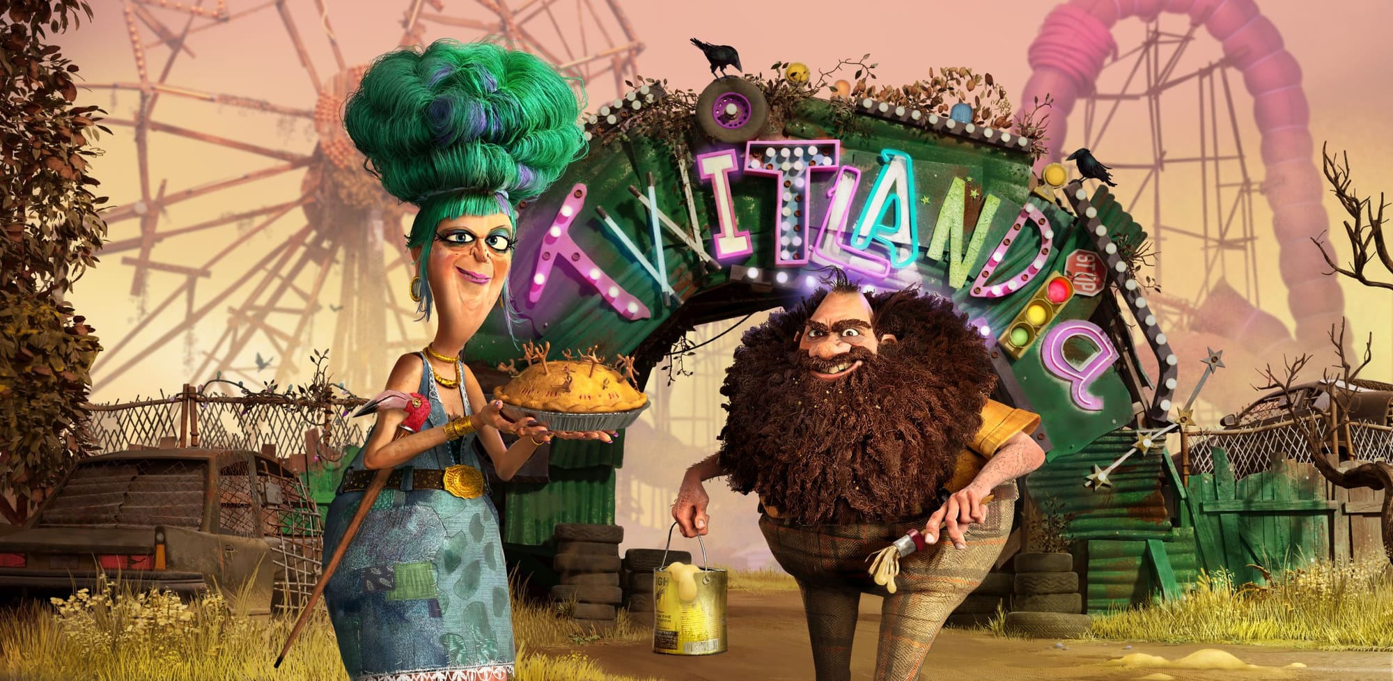 The first still from the animated 'The Twits'