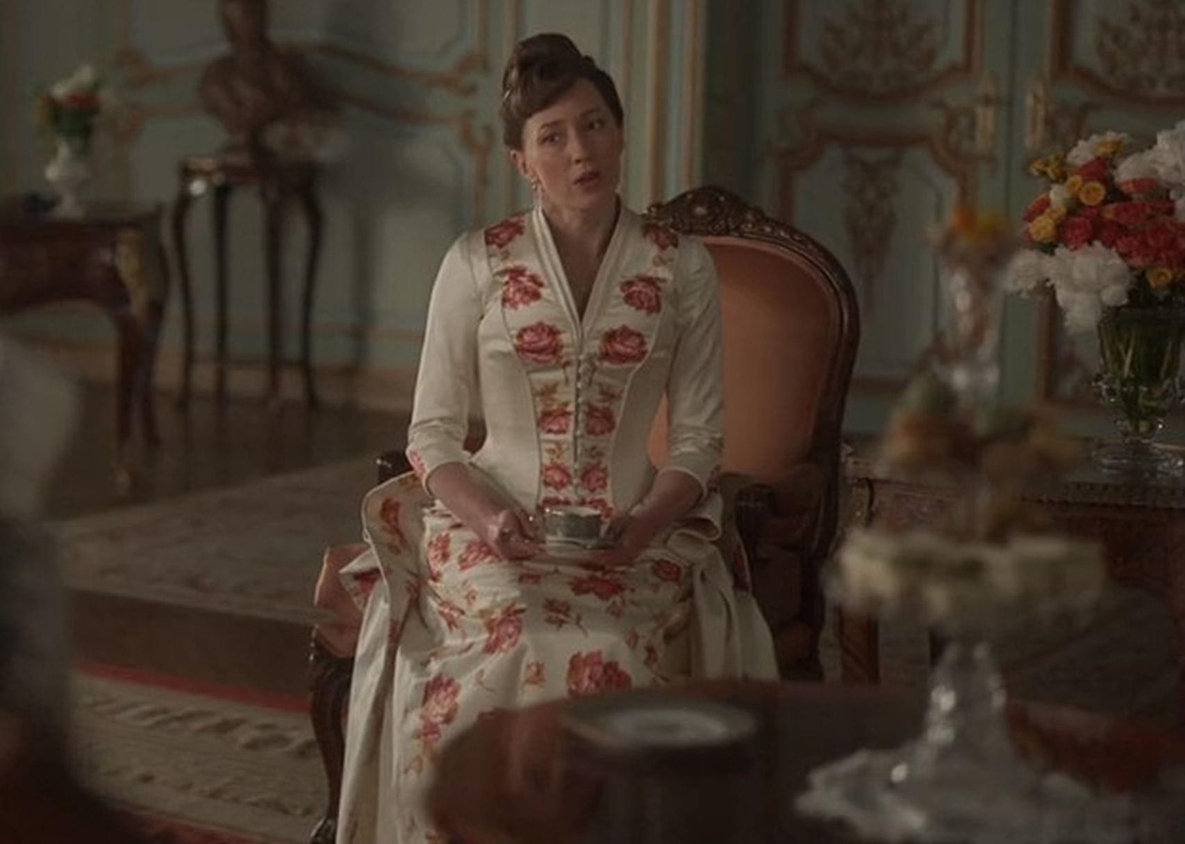 Carrie Coon as Bertha Russell in 'The Gilded Age' Season 2