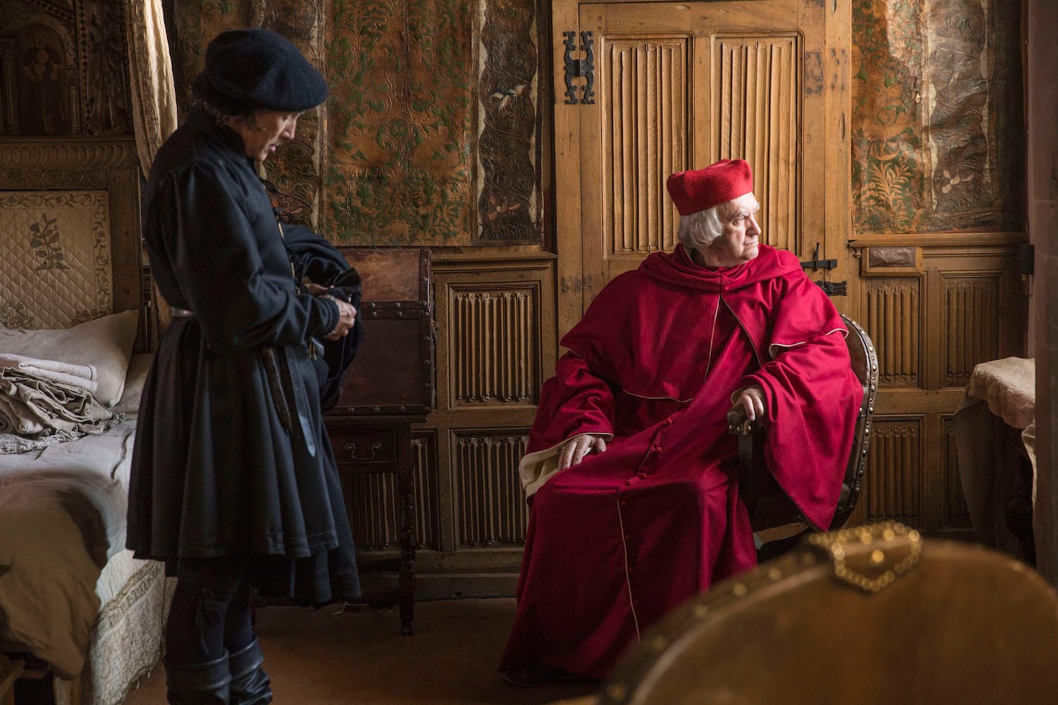 Mark Rylance and Jonathan Pryce in "Wolf Hall"