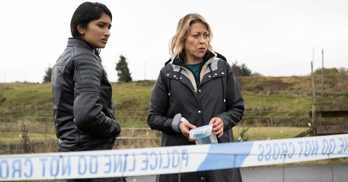 Varada Sethu as DC Harper Weston and Nicola Walker as DI Annika Strandhed in 'Annika' Season 2