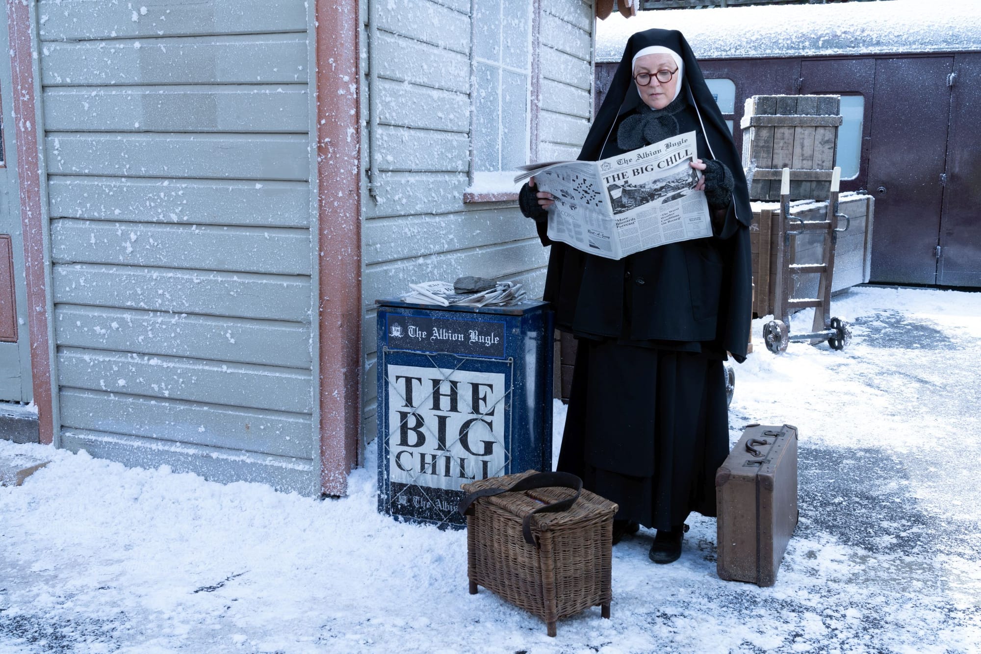 Lorna Watson as Sister Boniface in the Sister Boniface Christmas Special 2023