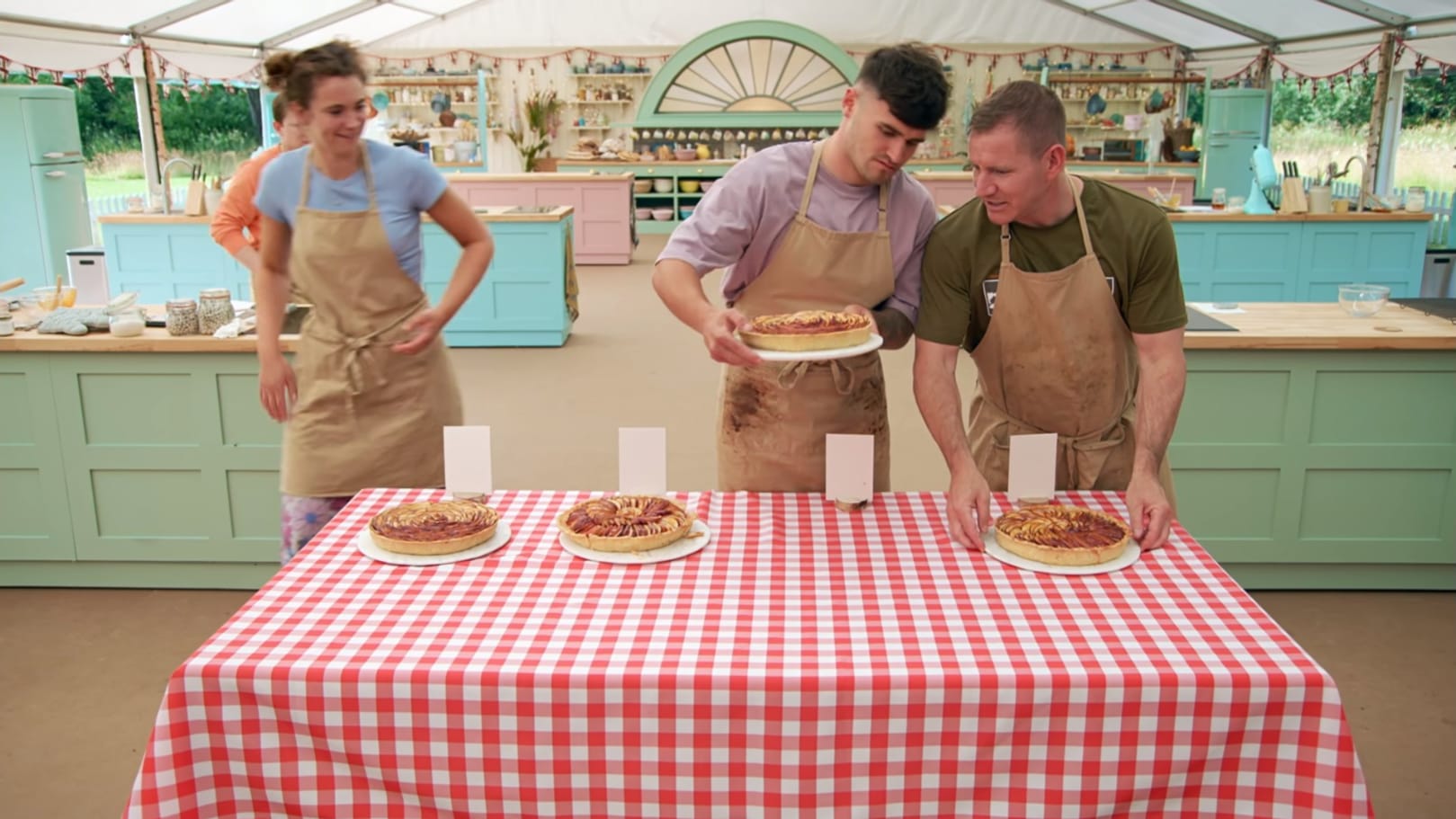 The Technical Challenge Altar from The Great British Baking Show Season 14's Semi Final