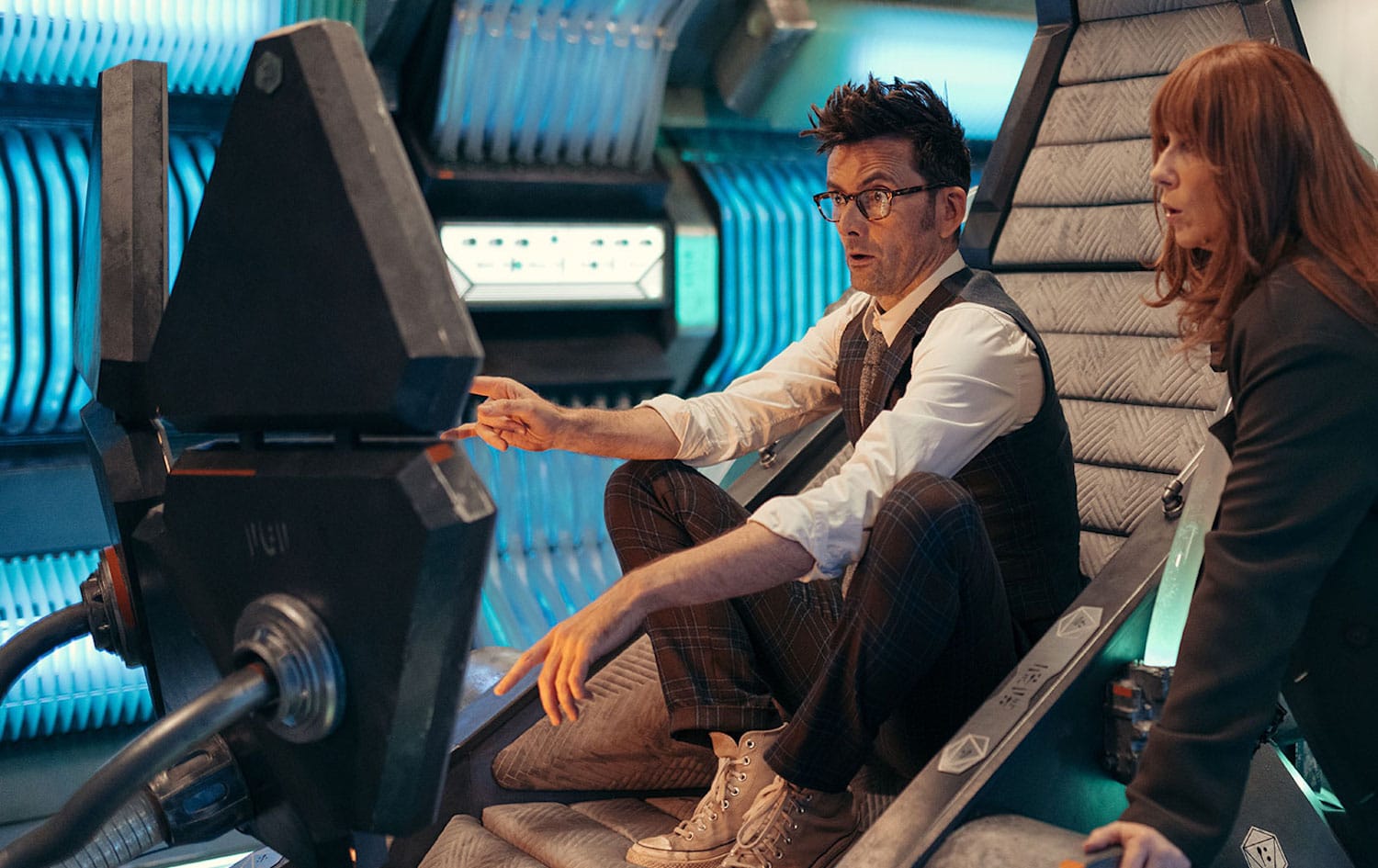 David Tennant and Catherine Tate in "Wild Blue Yonder"