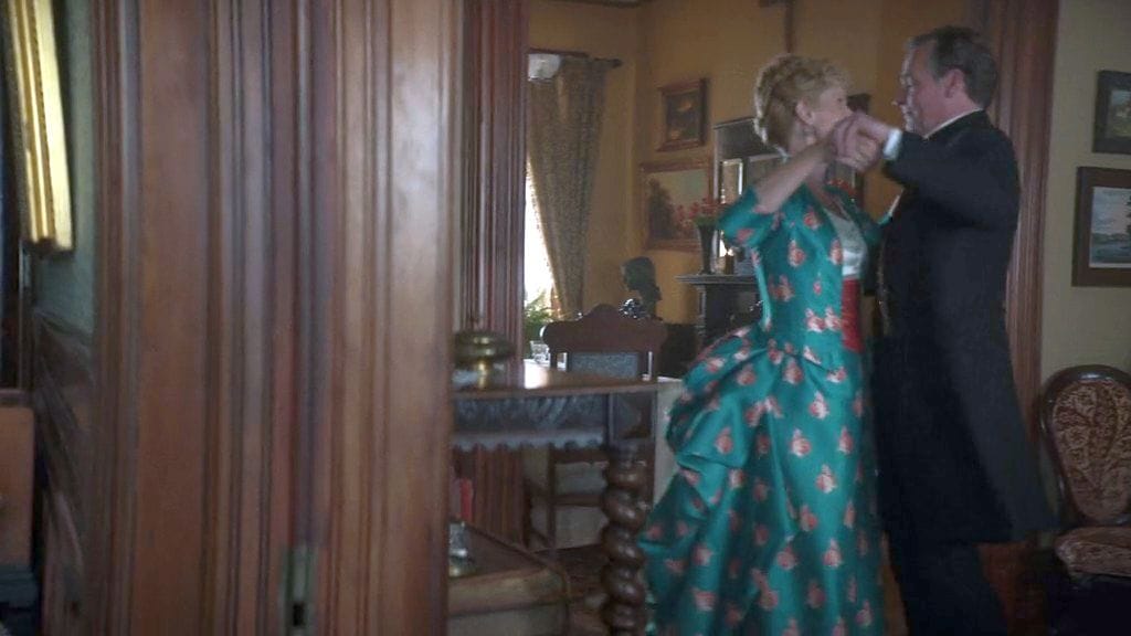 Cynthia Nixon as Ada Brook Forte, Robert Sean Leonard as Reverend Luke Forte in The Gilded Age Season 2