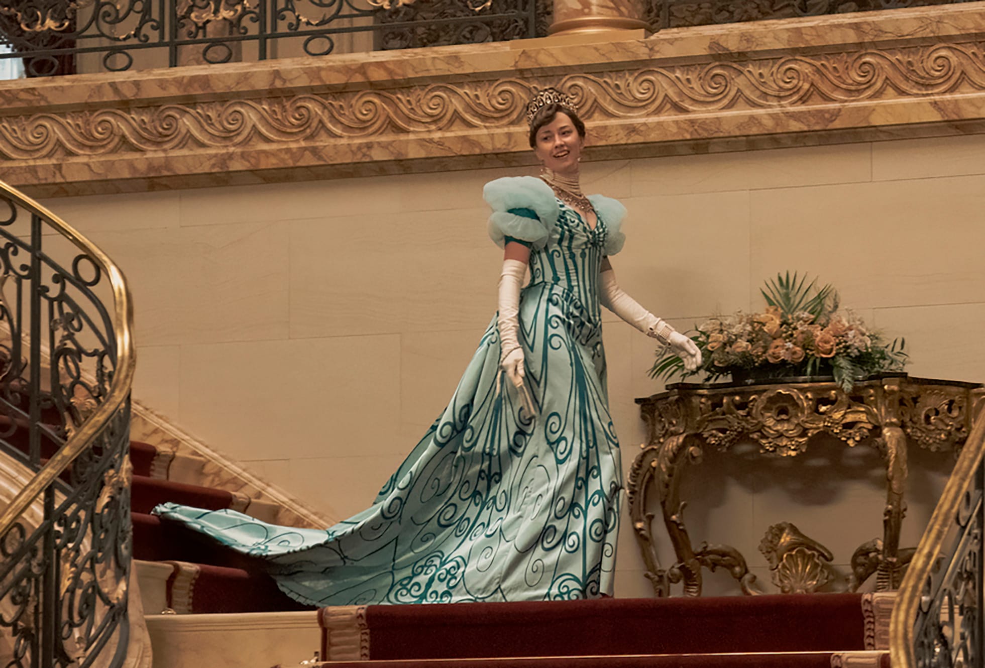 Carrie Coon as Bertha Russell in 'The Gilded Age' Season 2 finale