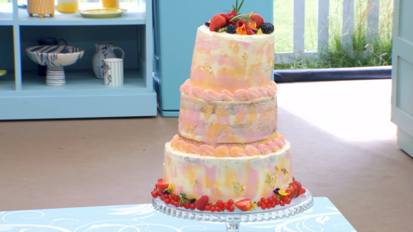 Matty's Final Celebration Showstopper Cake from 'The Great British Baking Show' Season 14's Grand Final 