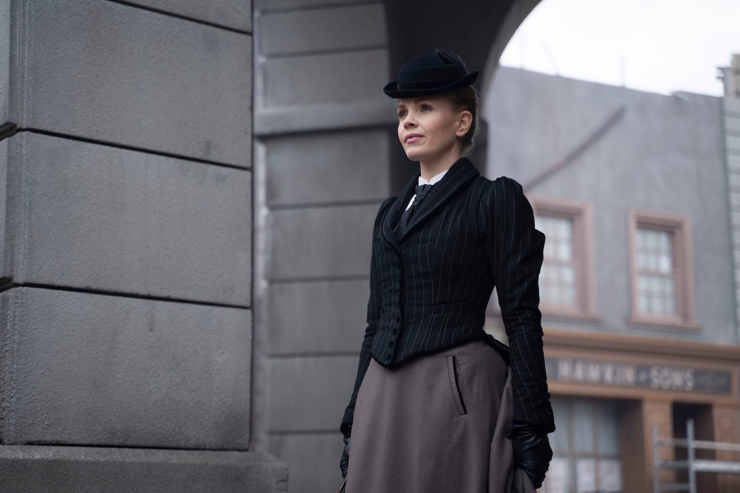 Kate Phillips in "Miss Scarlet &amp; the Duke' Season 4