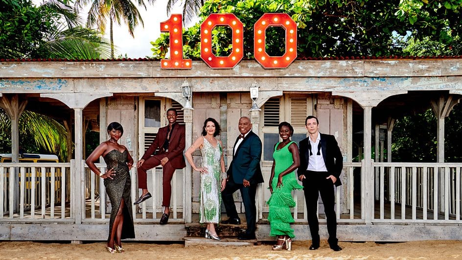The cast of Death in Paradise celebrates 100 episodes