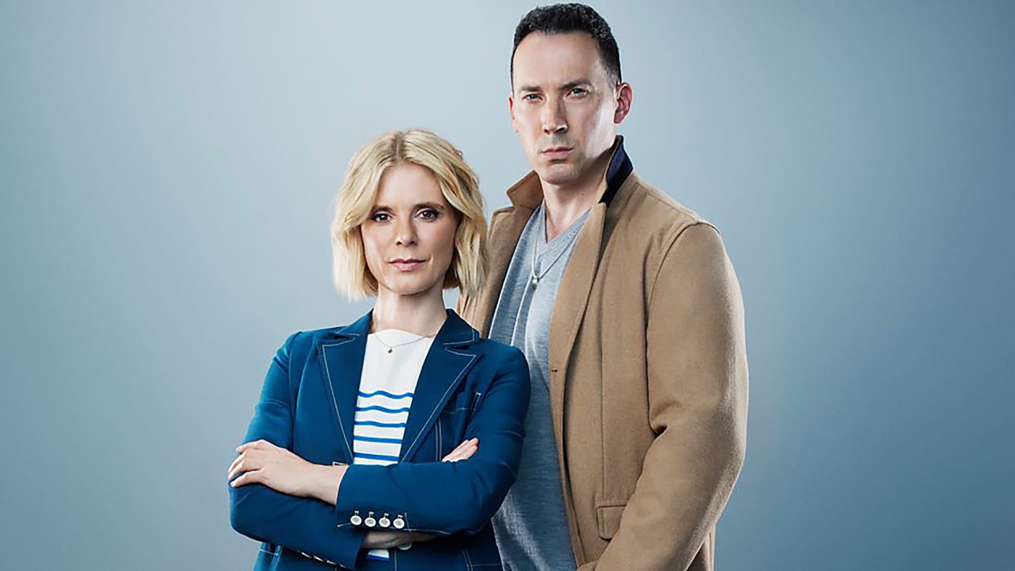 Emilia Fox as Nikki Alexander, David Caves as Jack Hodgson in Silent Witness Season 27