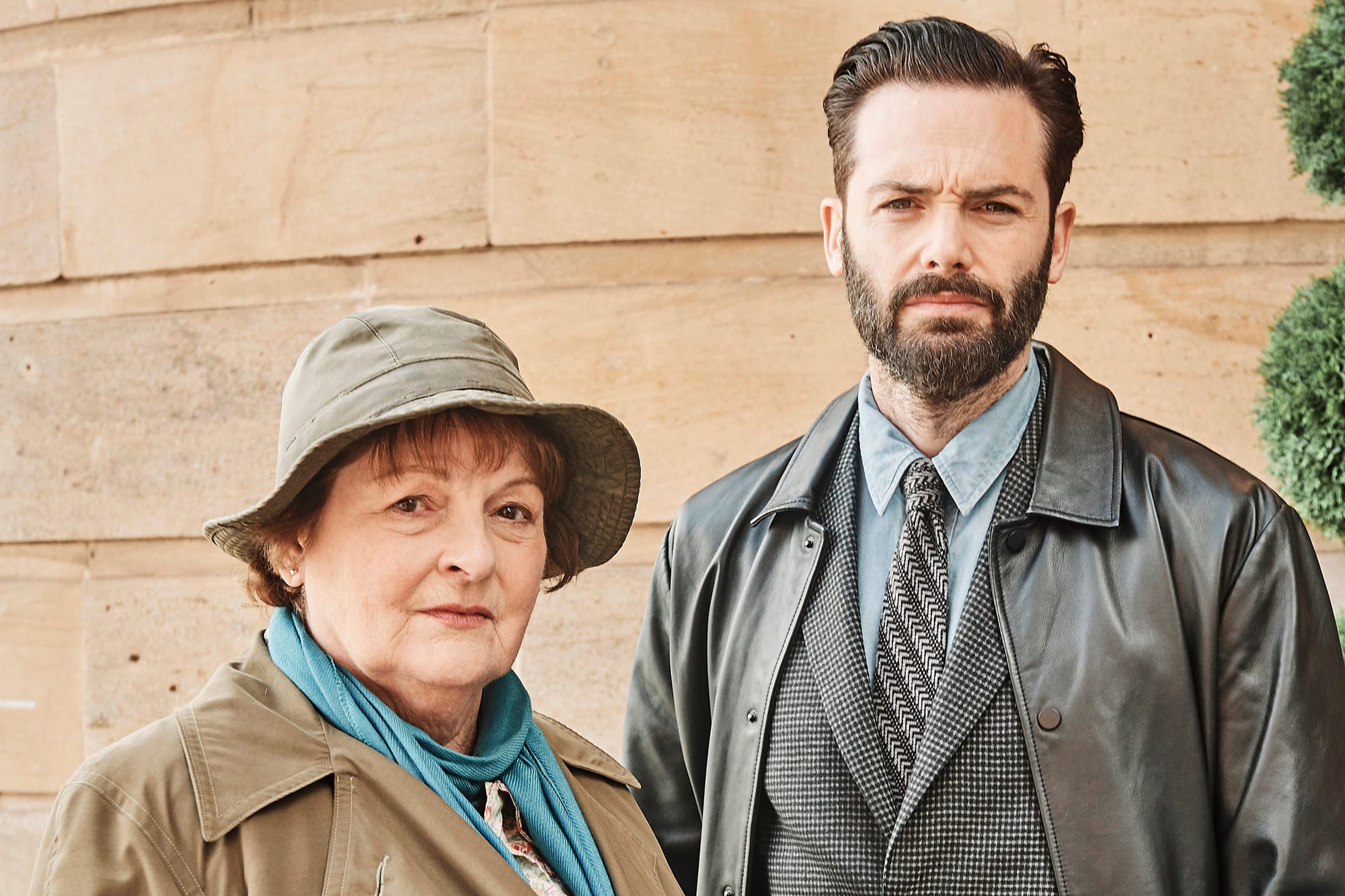 Brenda Blethyn as Vera Stanhope and David Leon as Joe Ashworth in 'Vera' Season 13