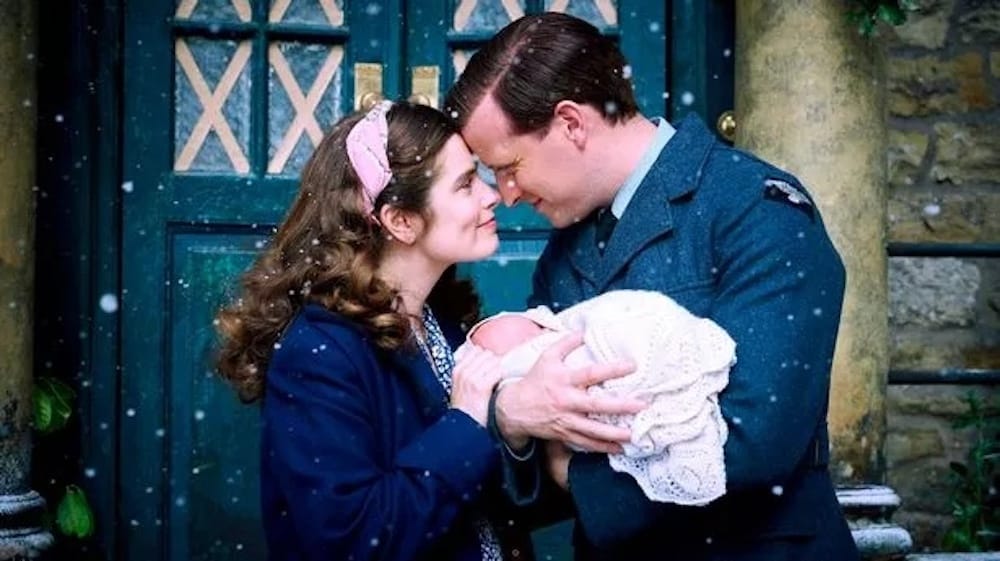 Rachel Shenton as Helen Herriot and Nicholas Ralph as James Herriot in 'All Creatures Great and Small' Season 4