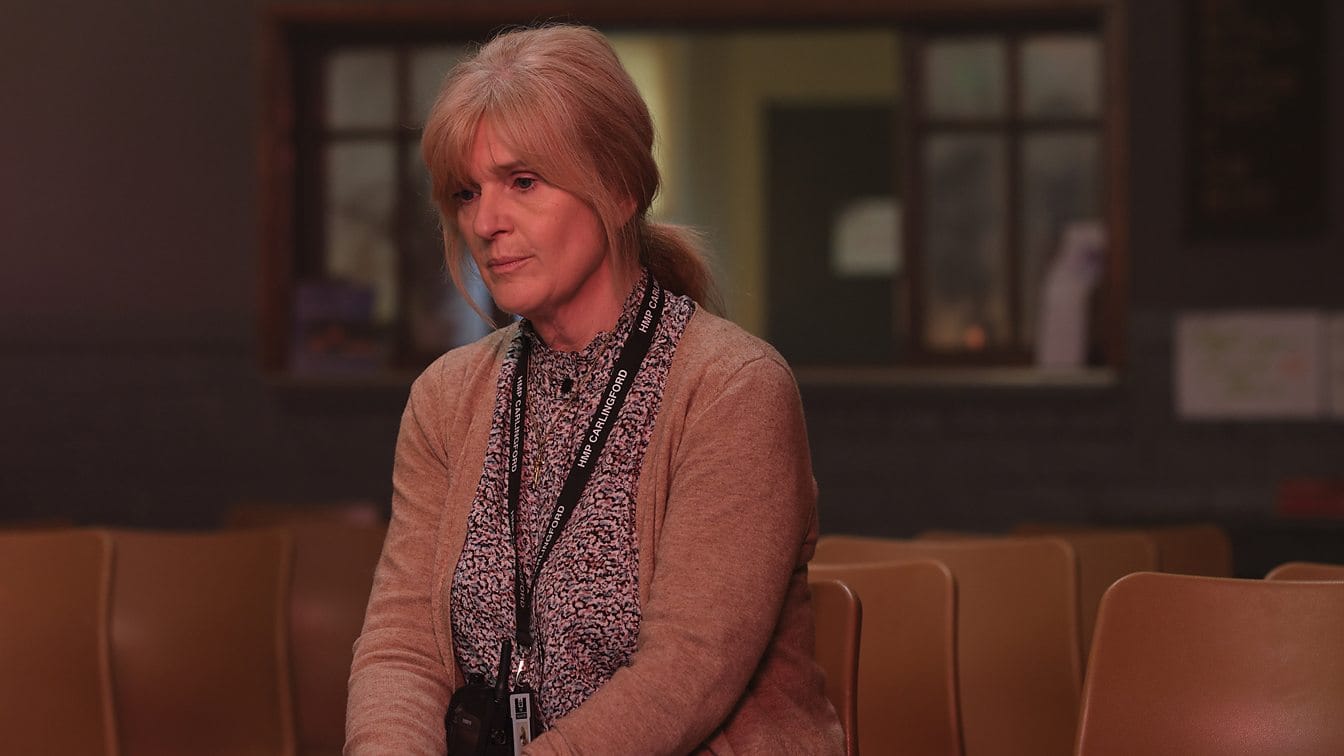 Siobhan Finneran makes a welcome return as prison chaplain Mary-Louise.