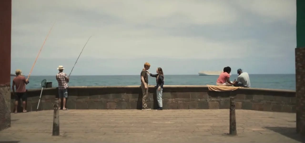 Andrea Riseborough and Domhnall Gleeson as the titular 'Alice &amp; Jack'