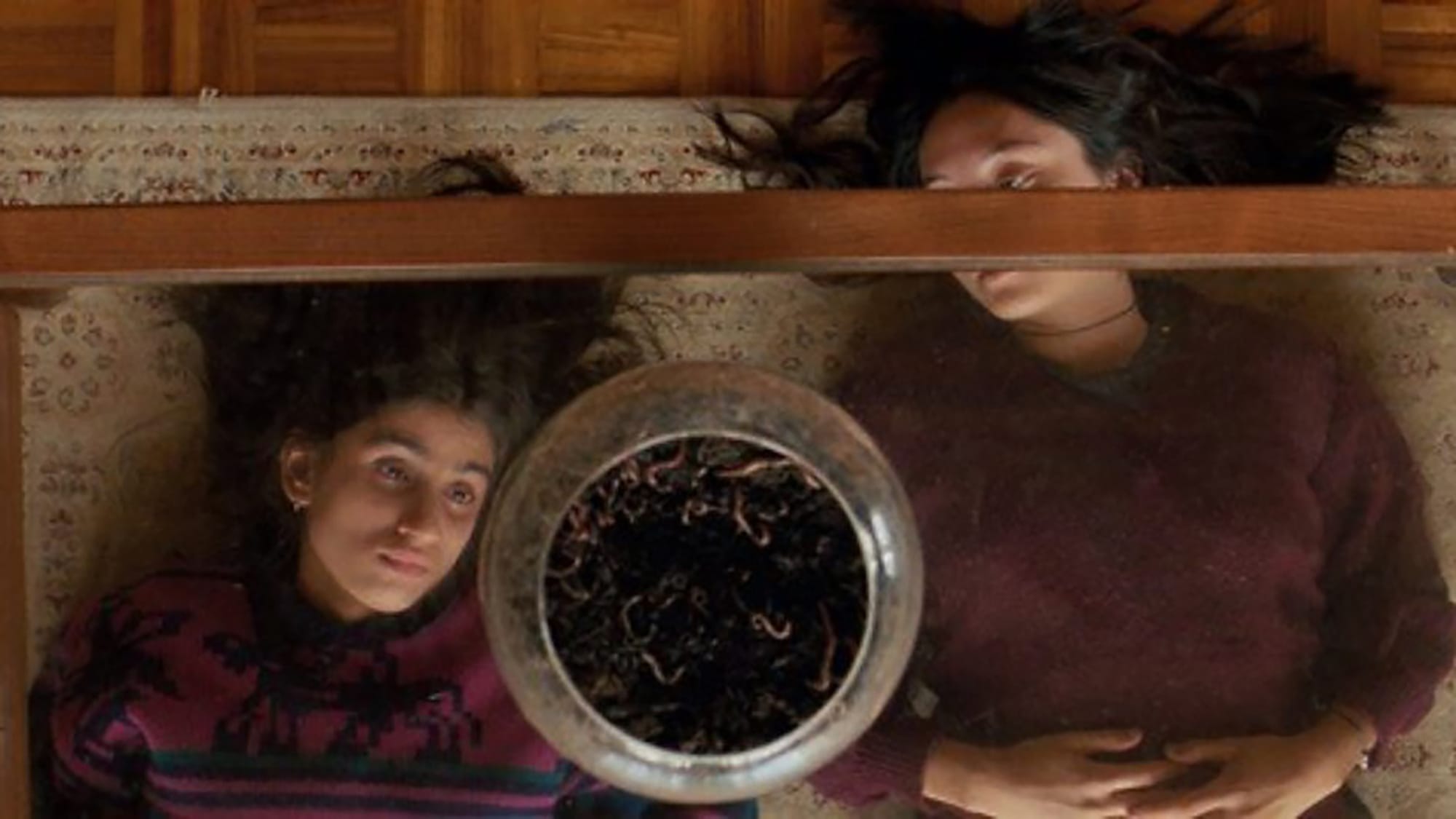 Mia Tharia and Pascale Kann as sisters July and September in 'September Says'