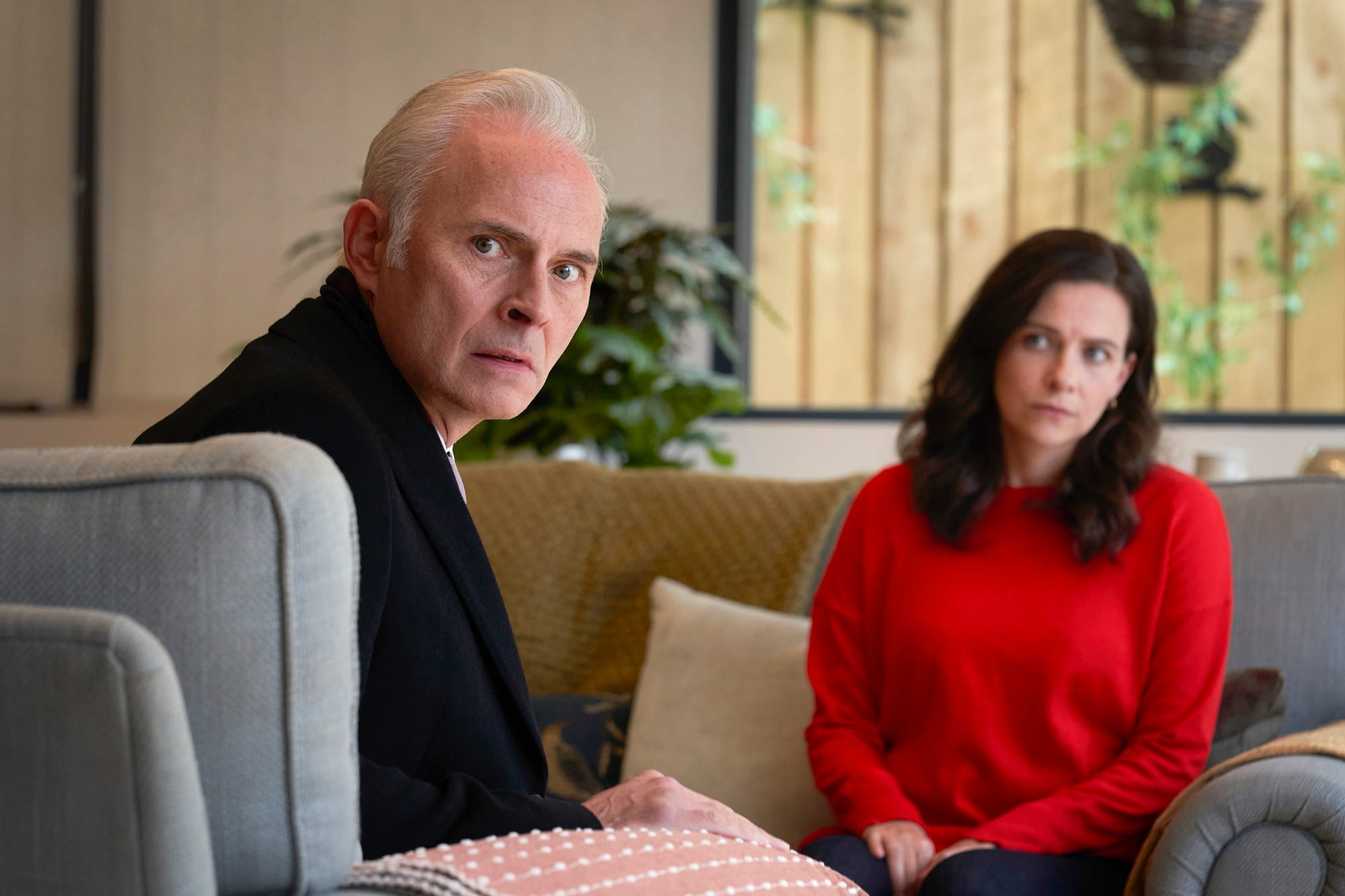 Mark Bonnar as Max and Sara Vickers as Erin in 'Guilt's series finale
