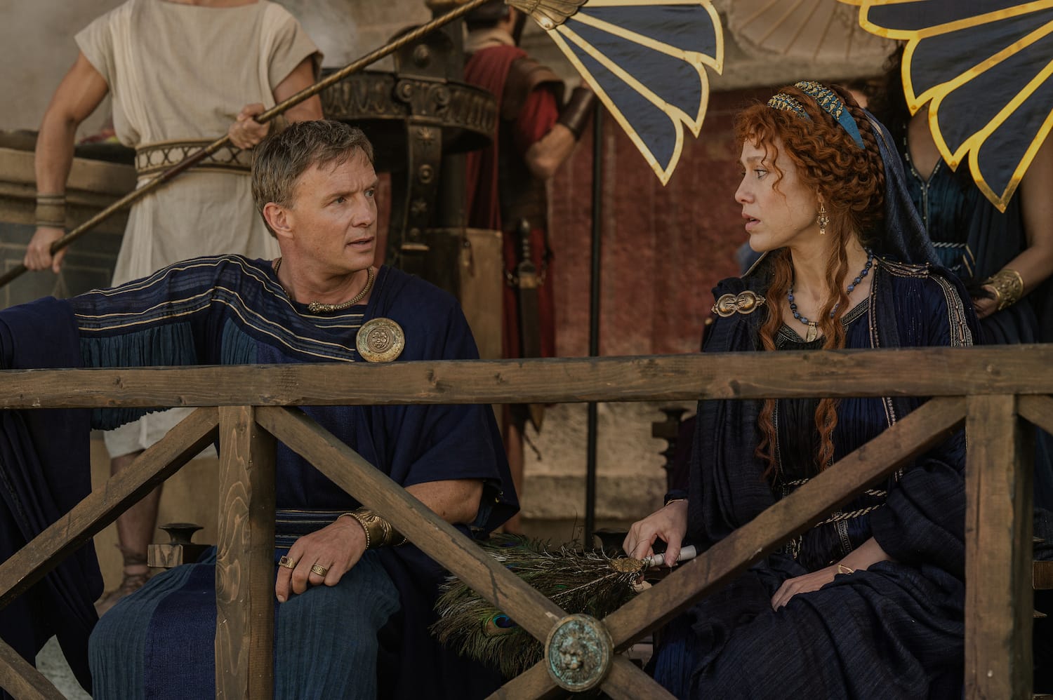 Gabriella Pession and Rupert Pentry-Jones in "Those About to Die"