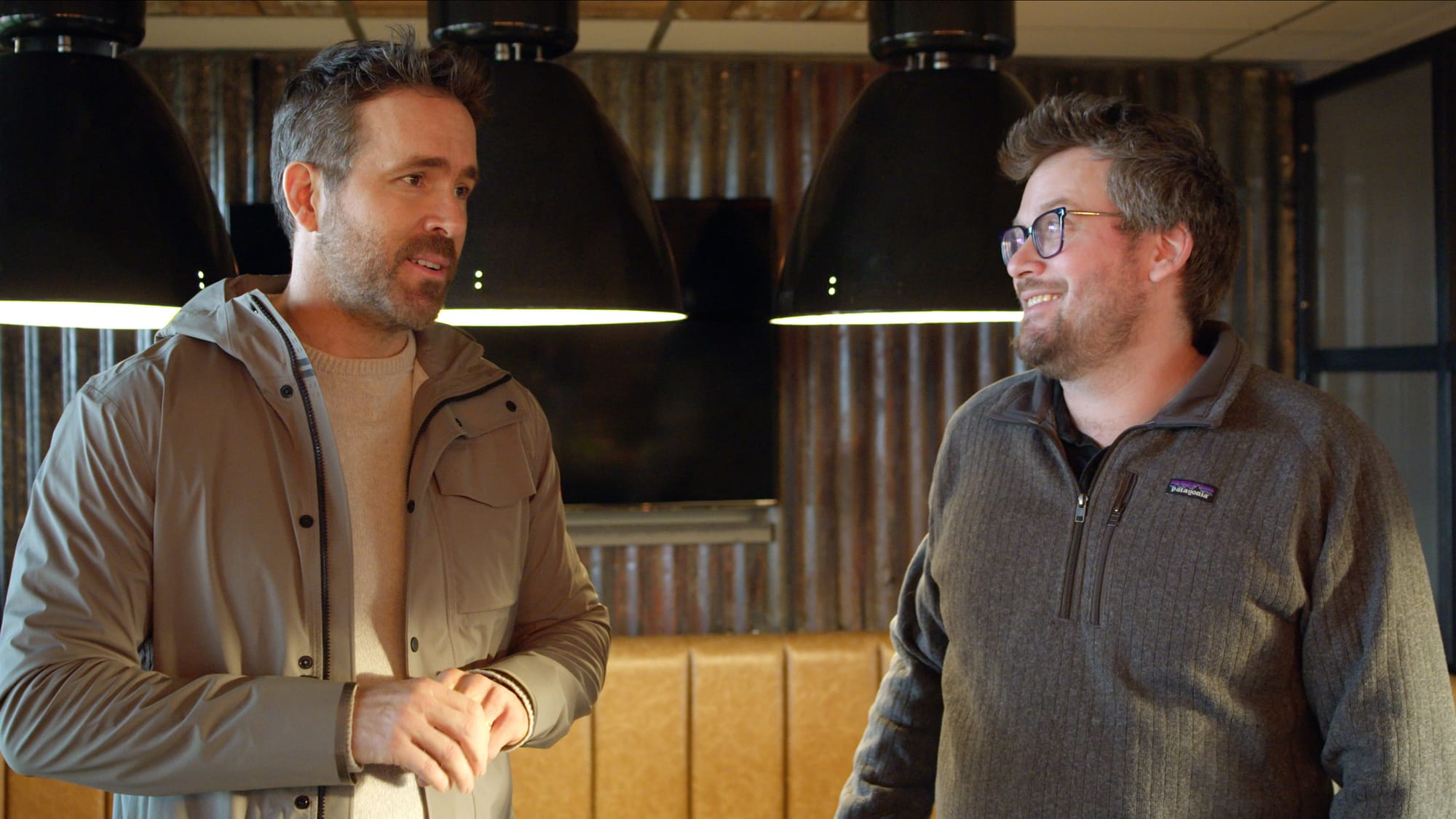 Ryan Reynolds and John Green in 'Welcome to Wrexham' Season 2