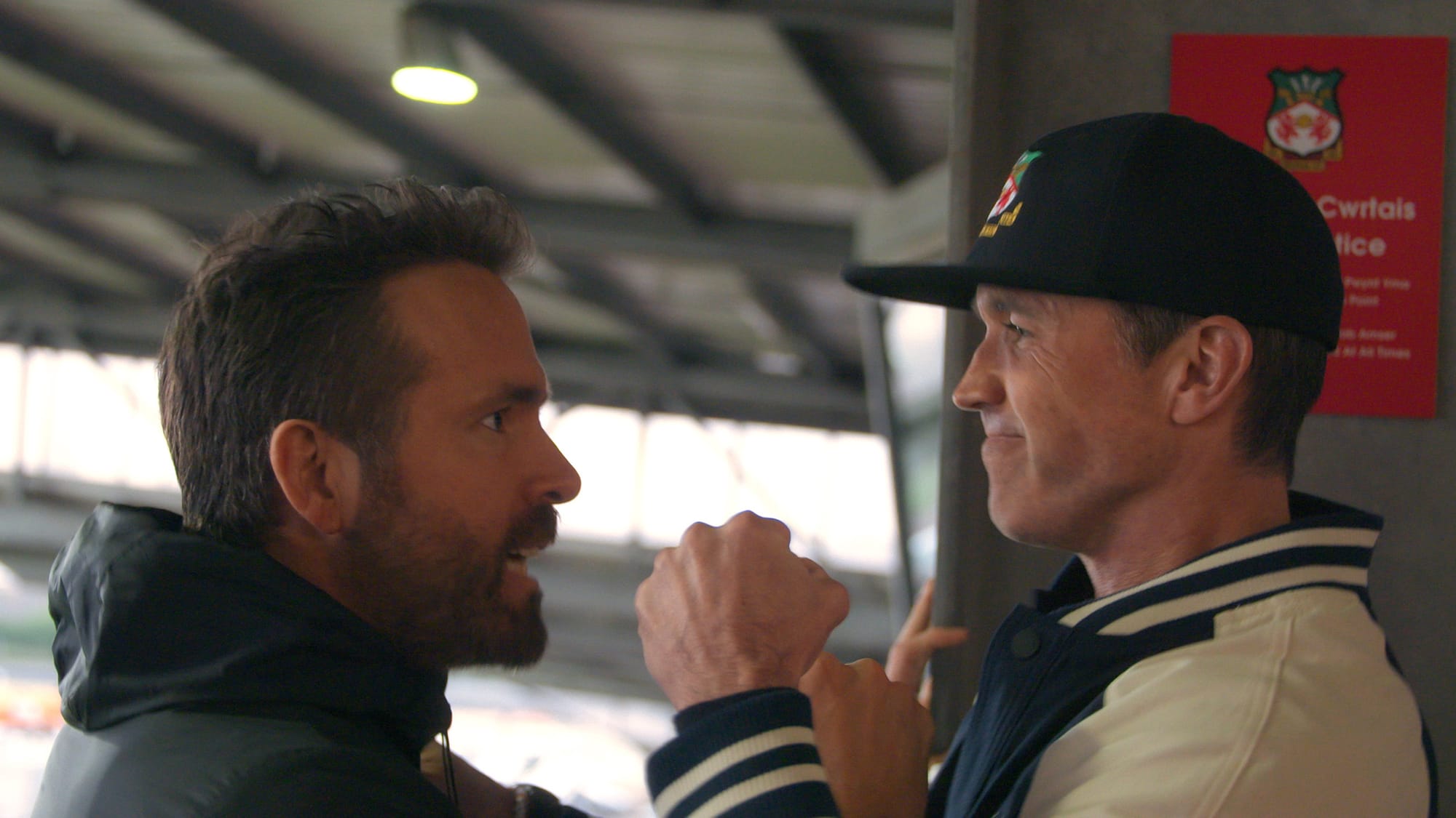 Team owners Ryan Reynolds and Rob McElhenney in 'Welcome to Wrexham' Season 2