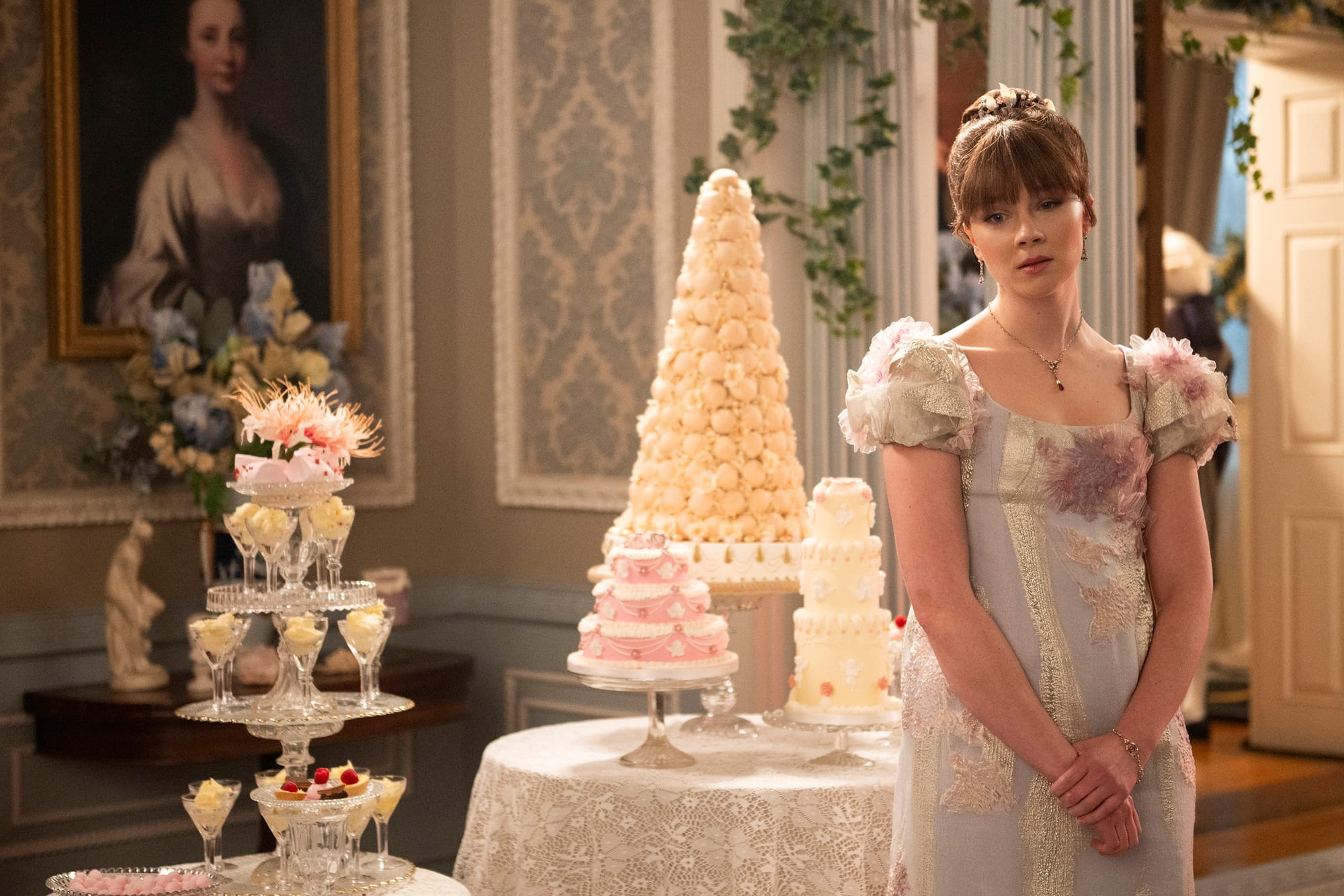 Claudia Jessie as Eloise Bridgerton in Bridgerton Season 3