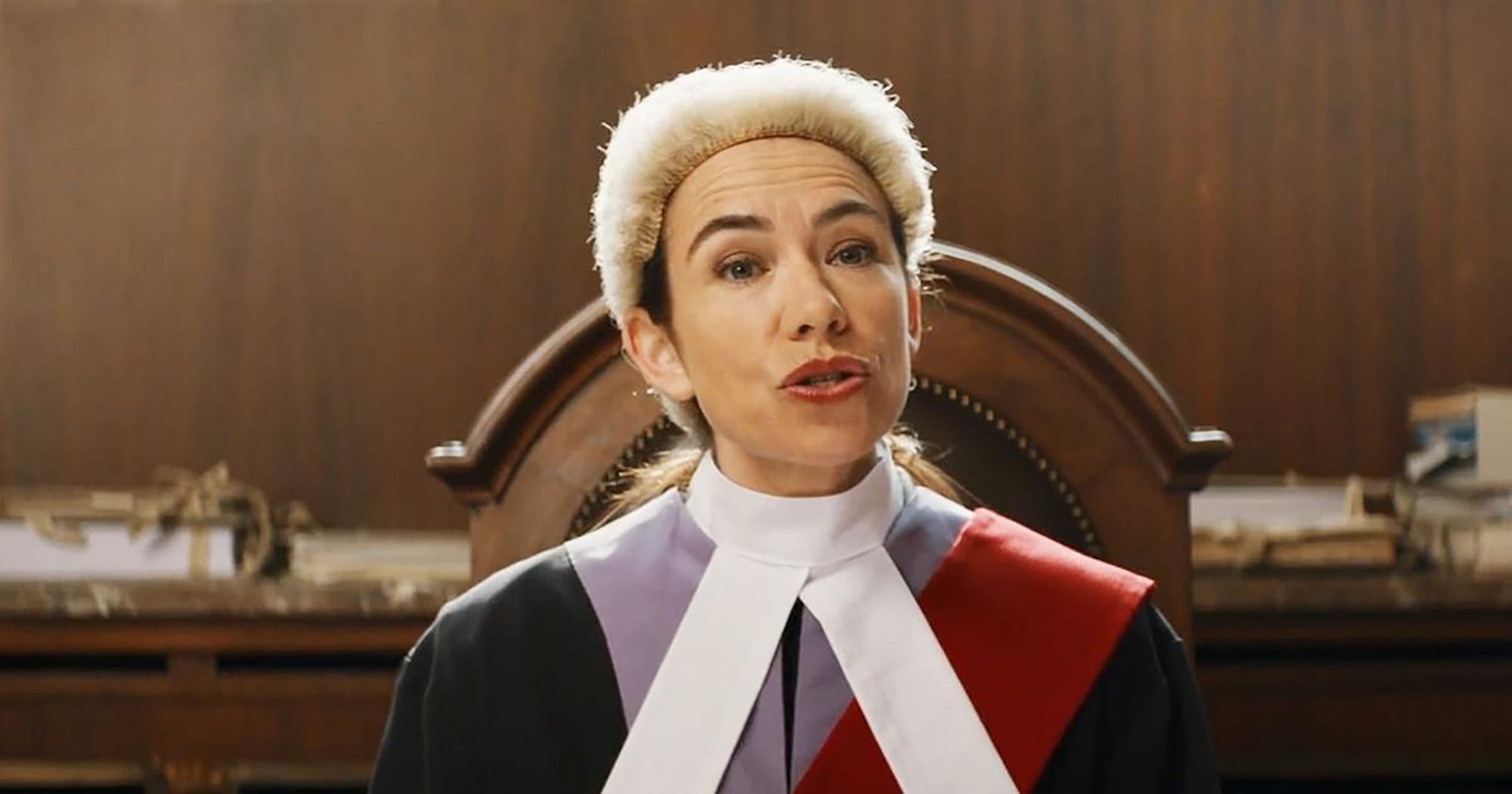 Caroline Martin as the Judge in Professor T Season 3