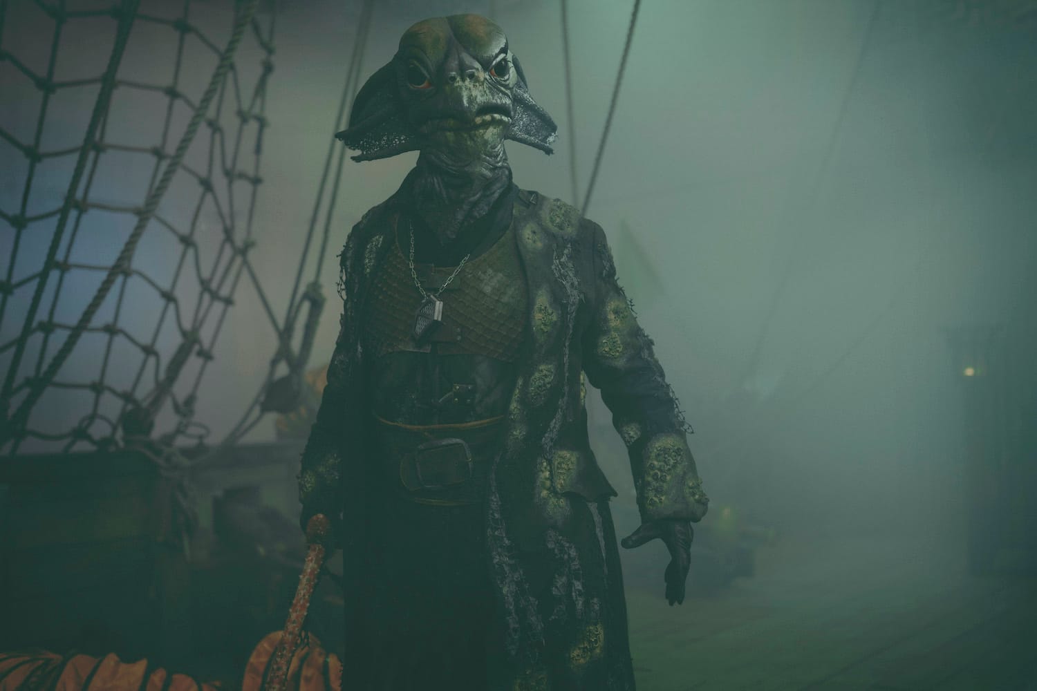 A Sea Devil from "Doctor Who" special "Legend of the Sea Devils"